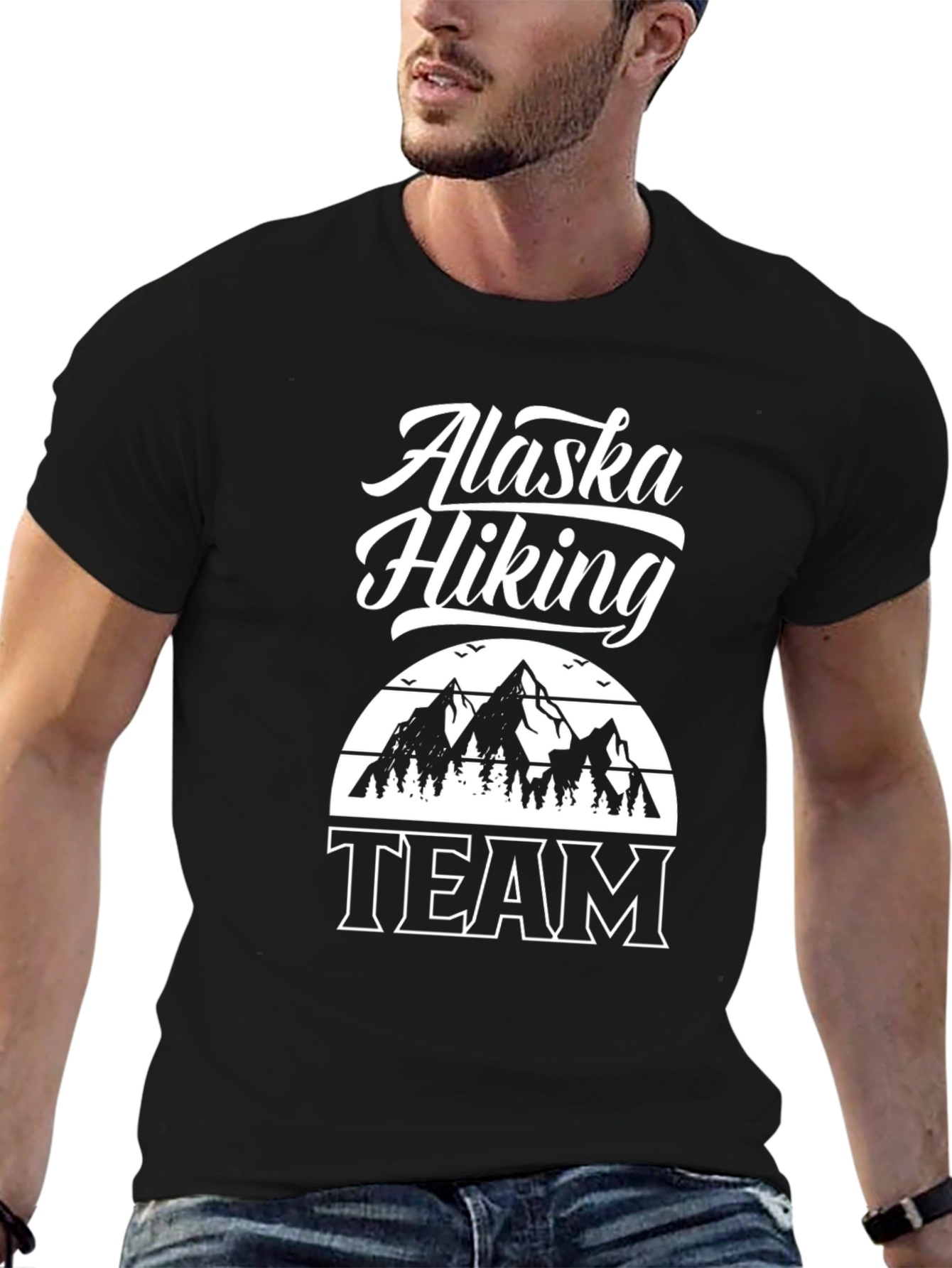 Alaska Hiking Team Black T-Shirt