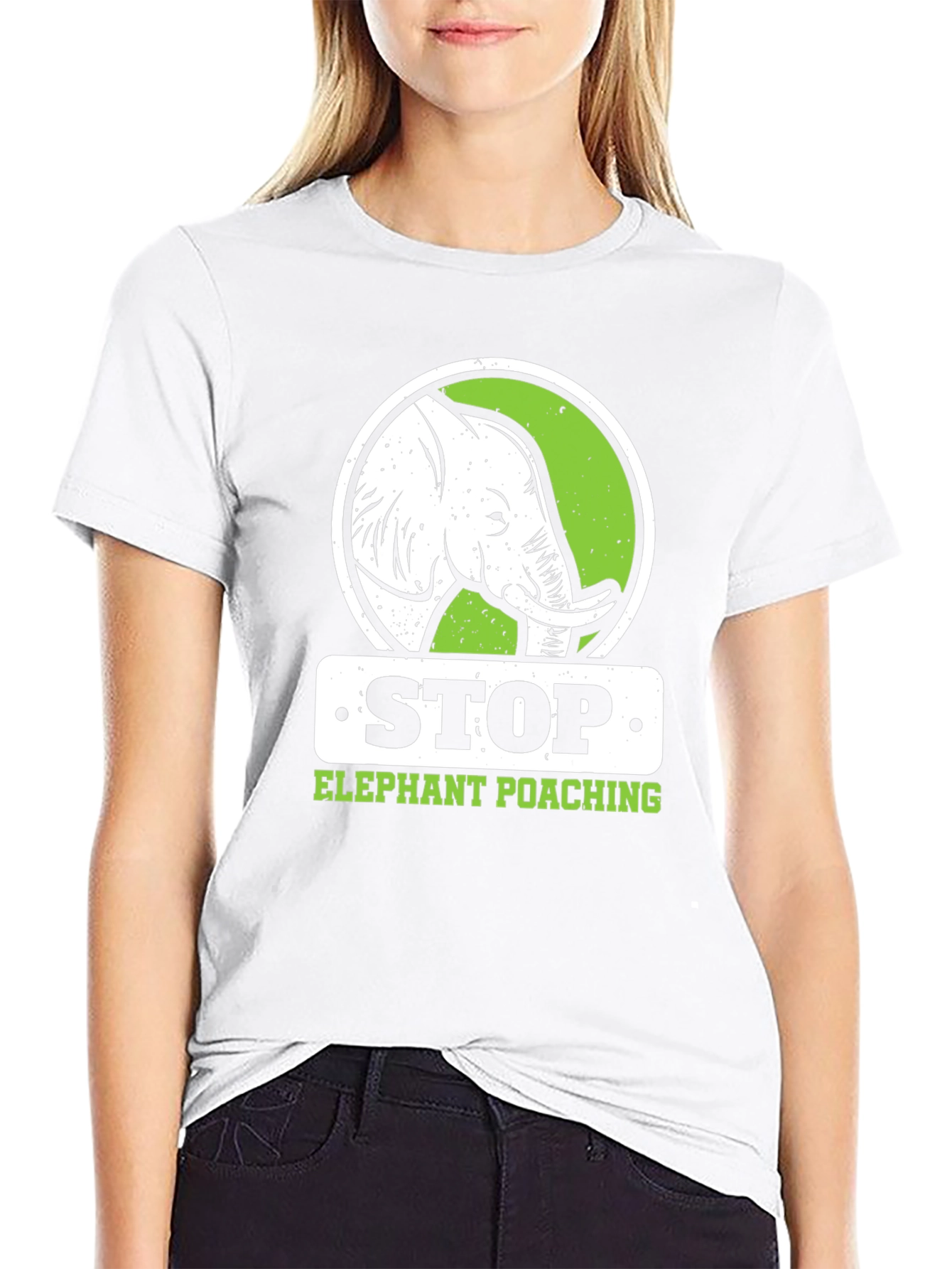 Stop Elephant Poaching Graphic T-Shirt