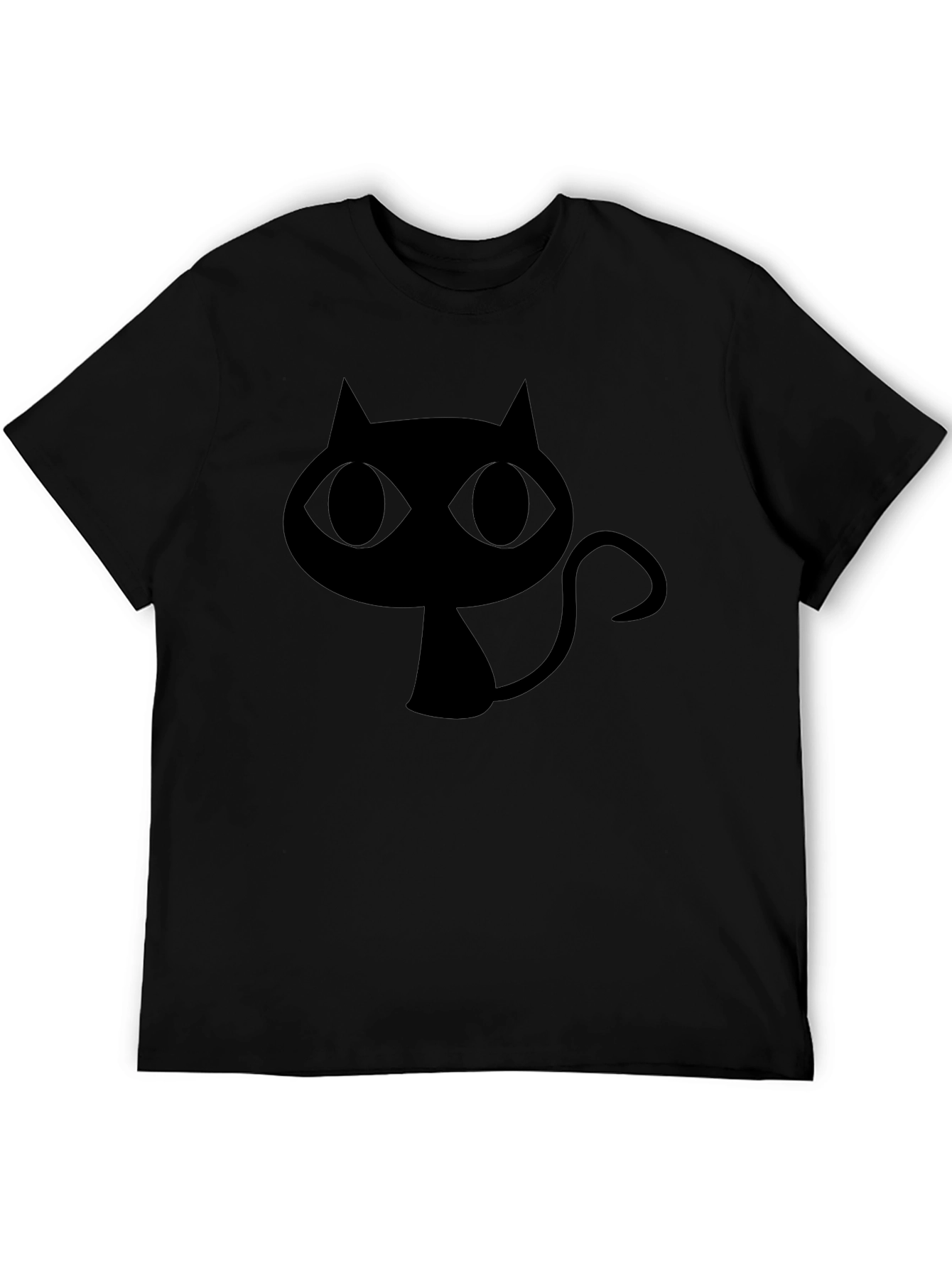 Black Cat Graphic T-Shirt - Trendy Casual Wear