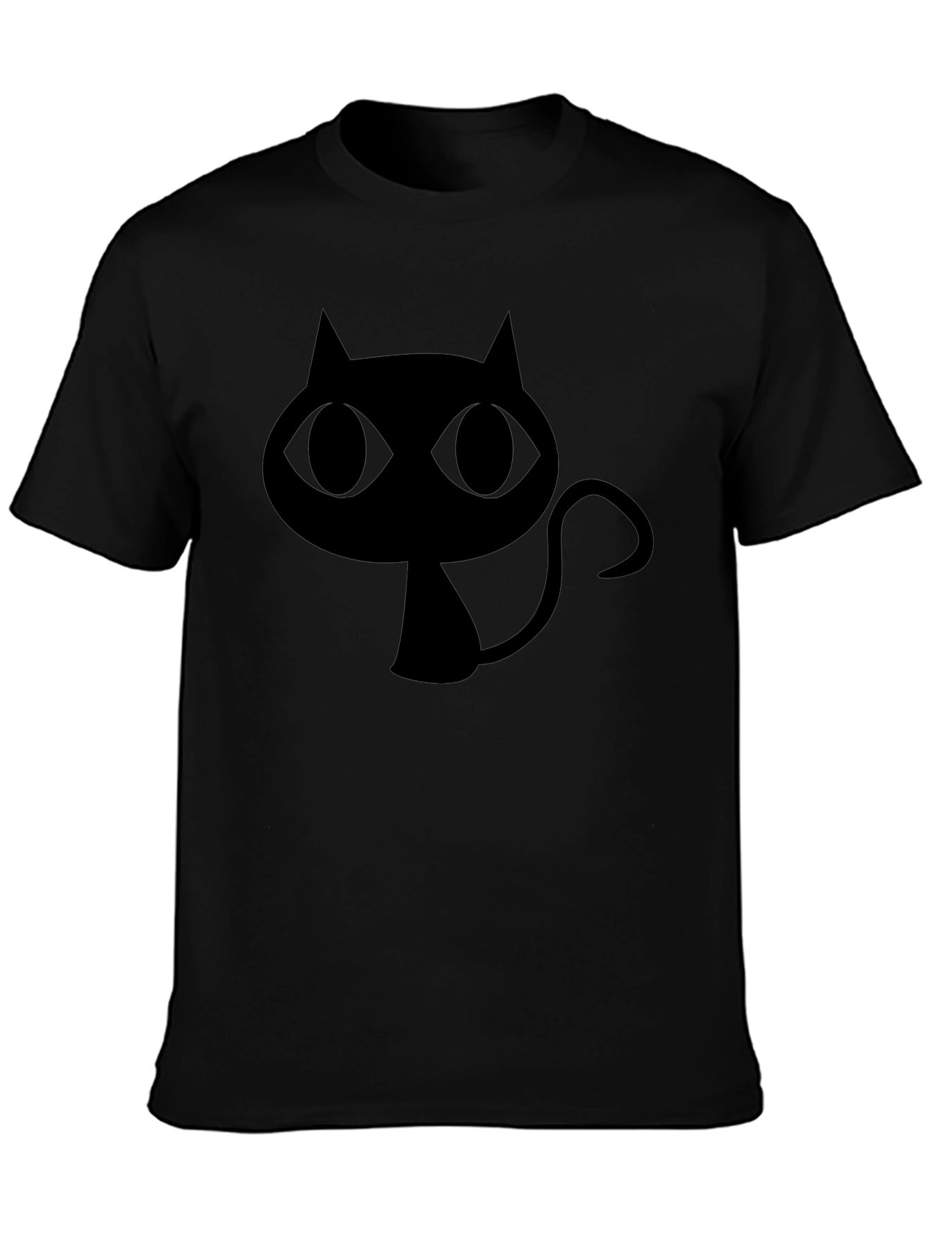 Black Cat Graphic T-Shirt - Trendy Casual Wear