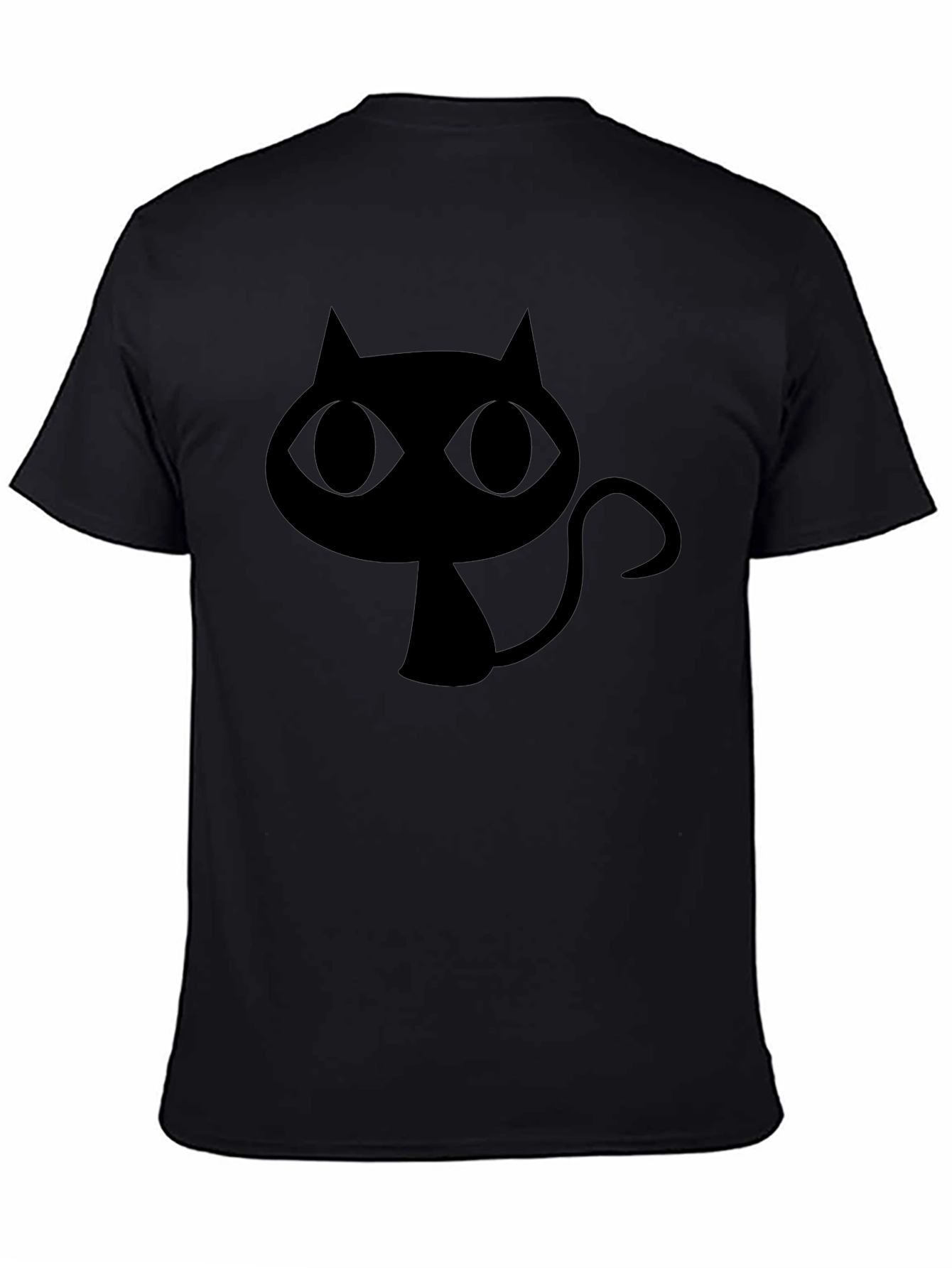 Black Cat Graphic T-Shirt - Trendy Casual Wear