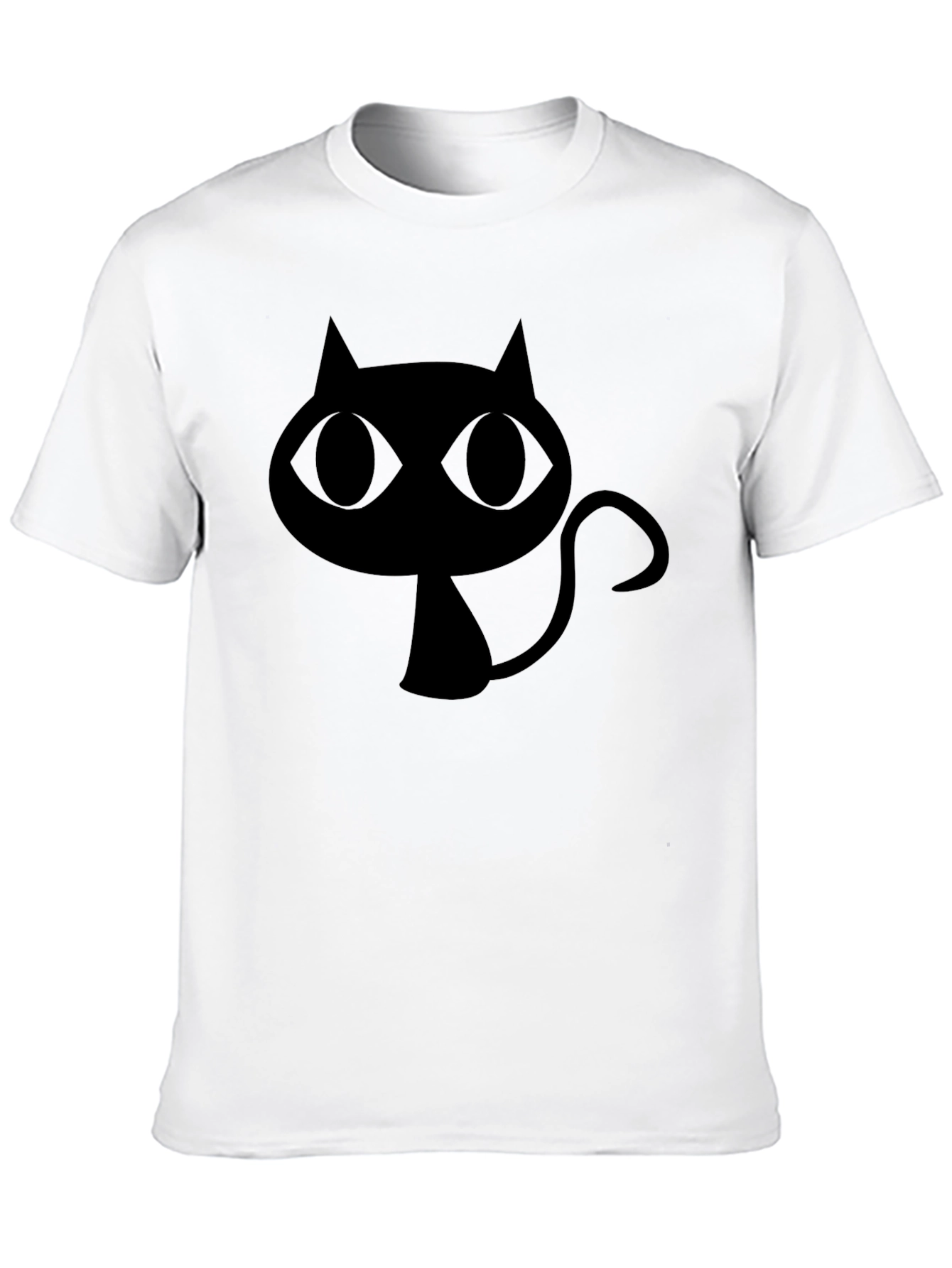 Black Cat Graphic T-Shirt - Trendy Casual Wear