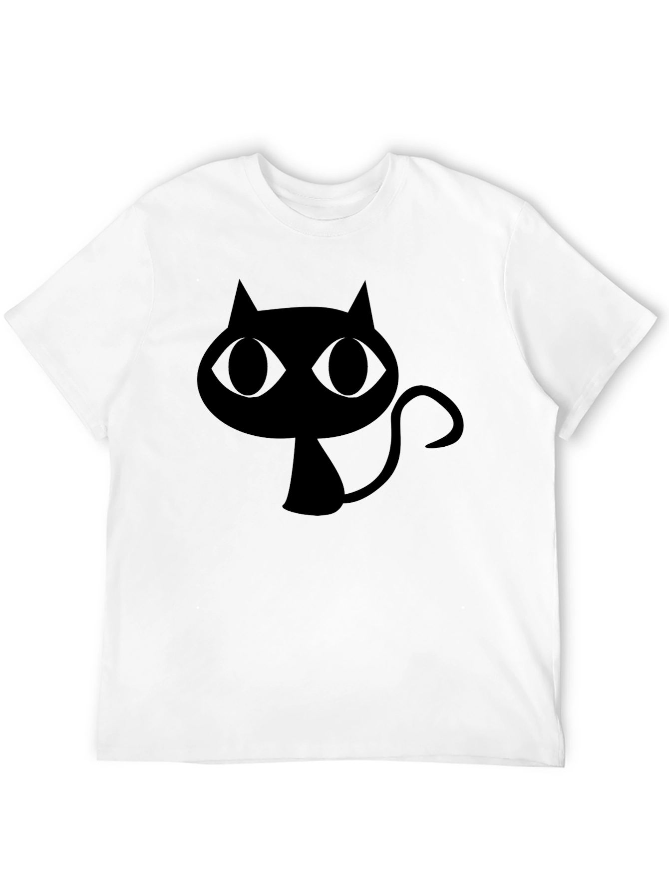 Black Cat Graphic T-Shirt - Trendy Casual Wear