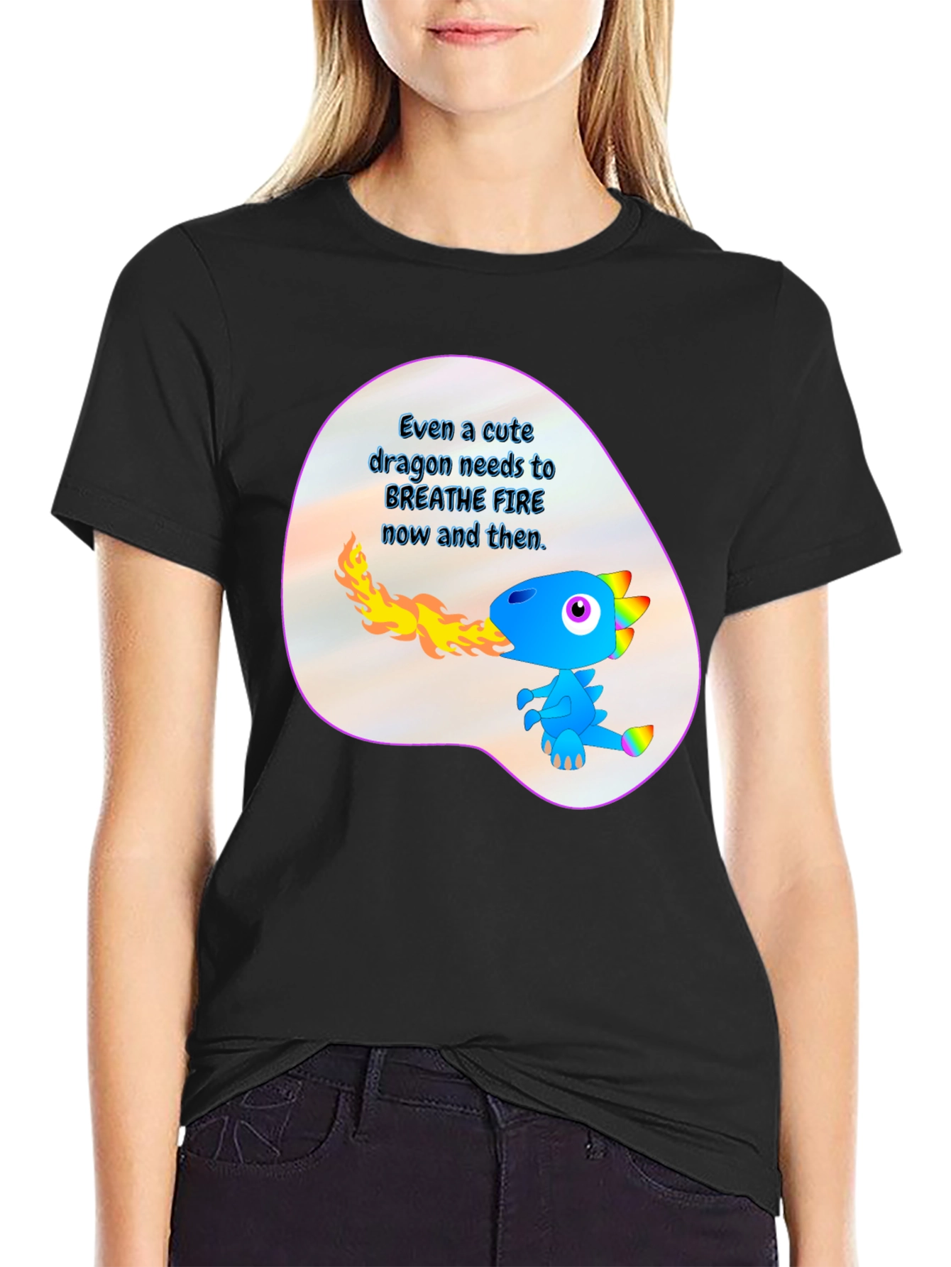 Cute Dragon Fire T-Shirt
