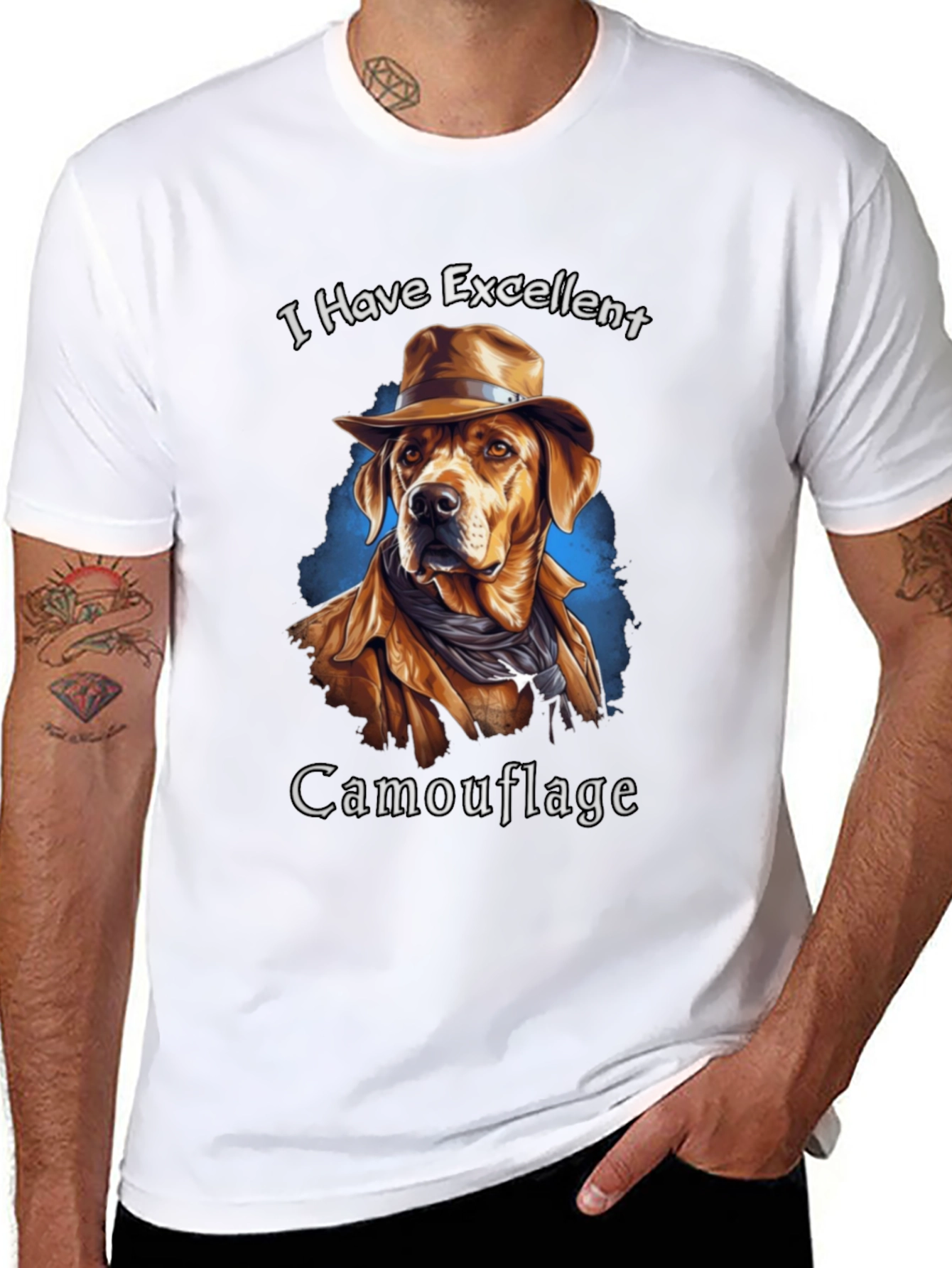 Dog Camouflage T-shirt