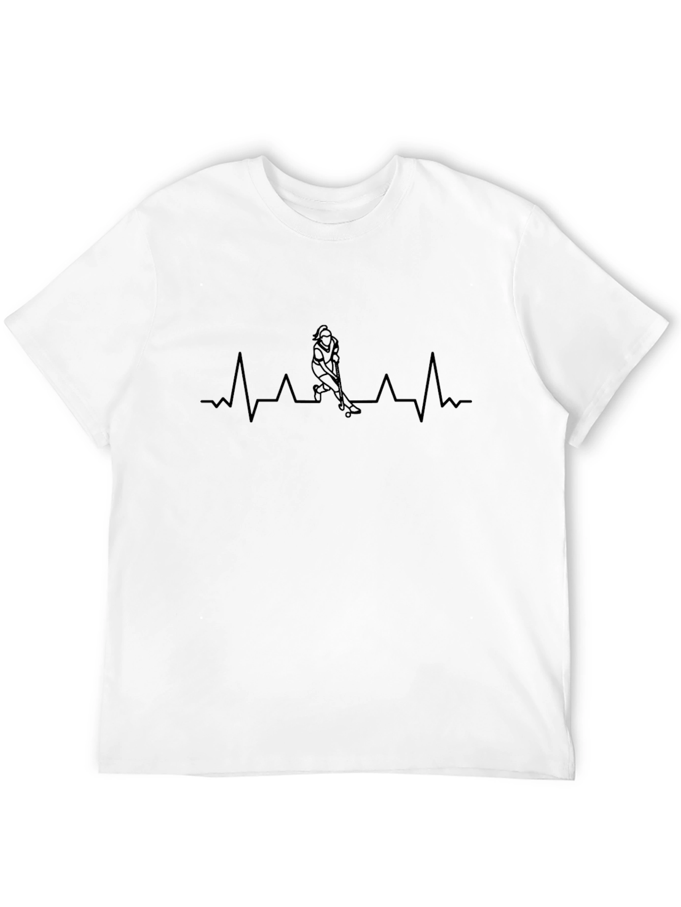 Hockey Heartbeat T-Shirt - Sport Tee