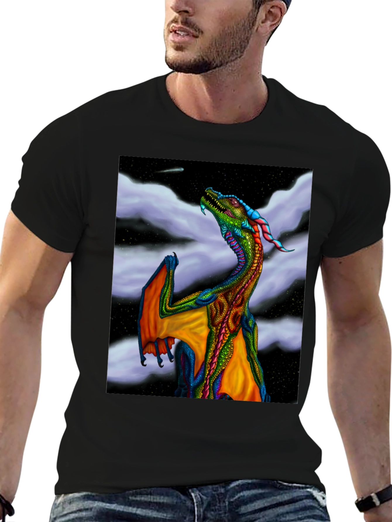 Dragon T-Shirt - Mystical Creature Art Tee
