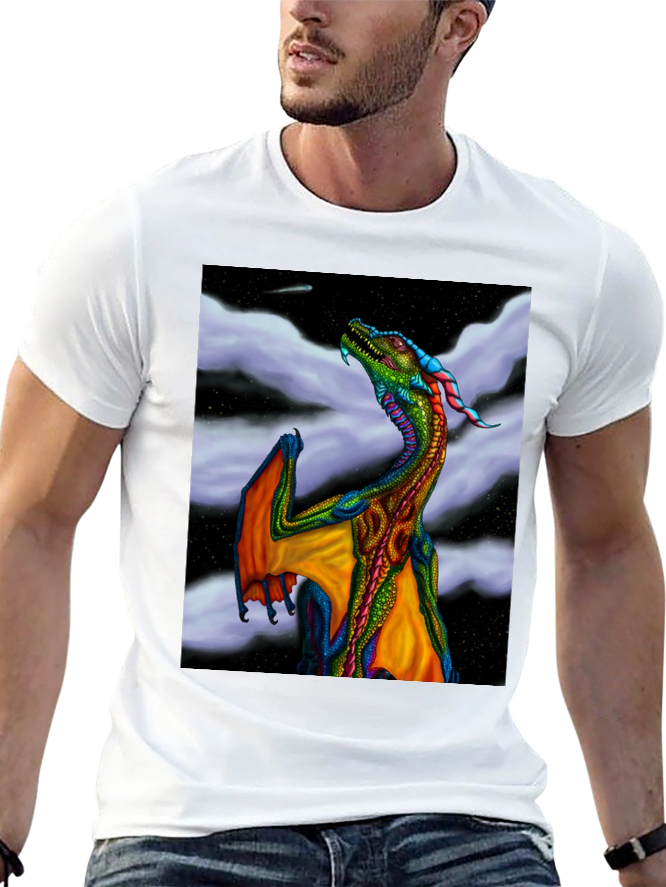 Dragon T-Shirt - Mystical Creature Art Tee