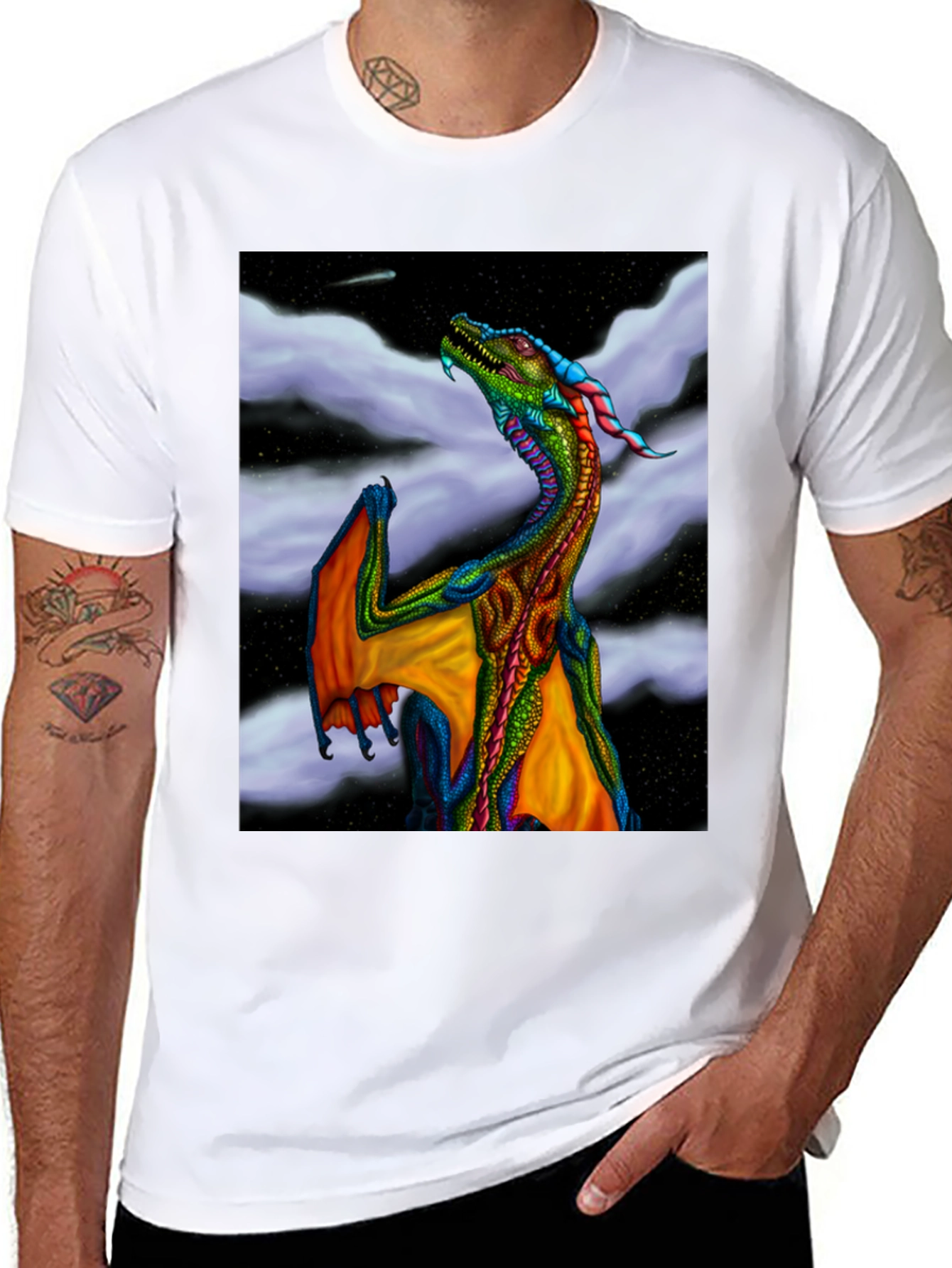 Dragon T-Shirt - Mystical Creature Art Tee
