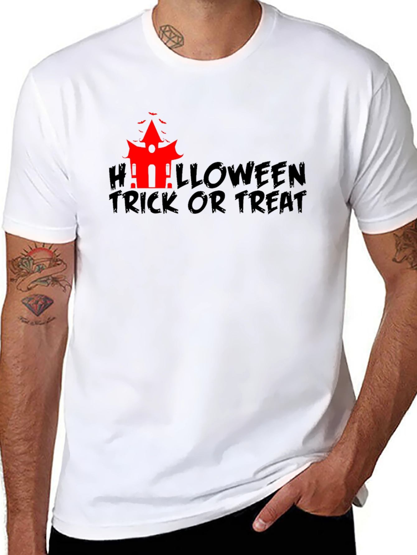 Halloween Trick or Treat Graphic Tee