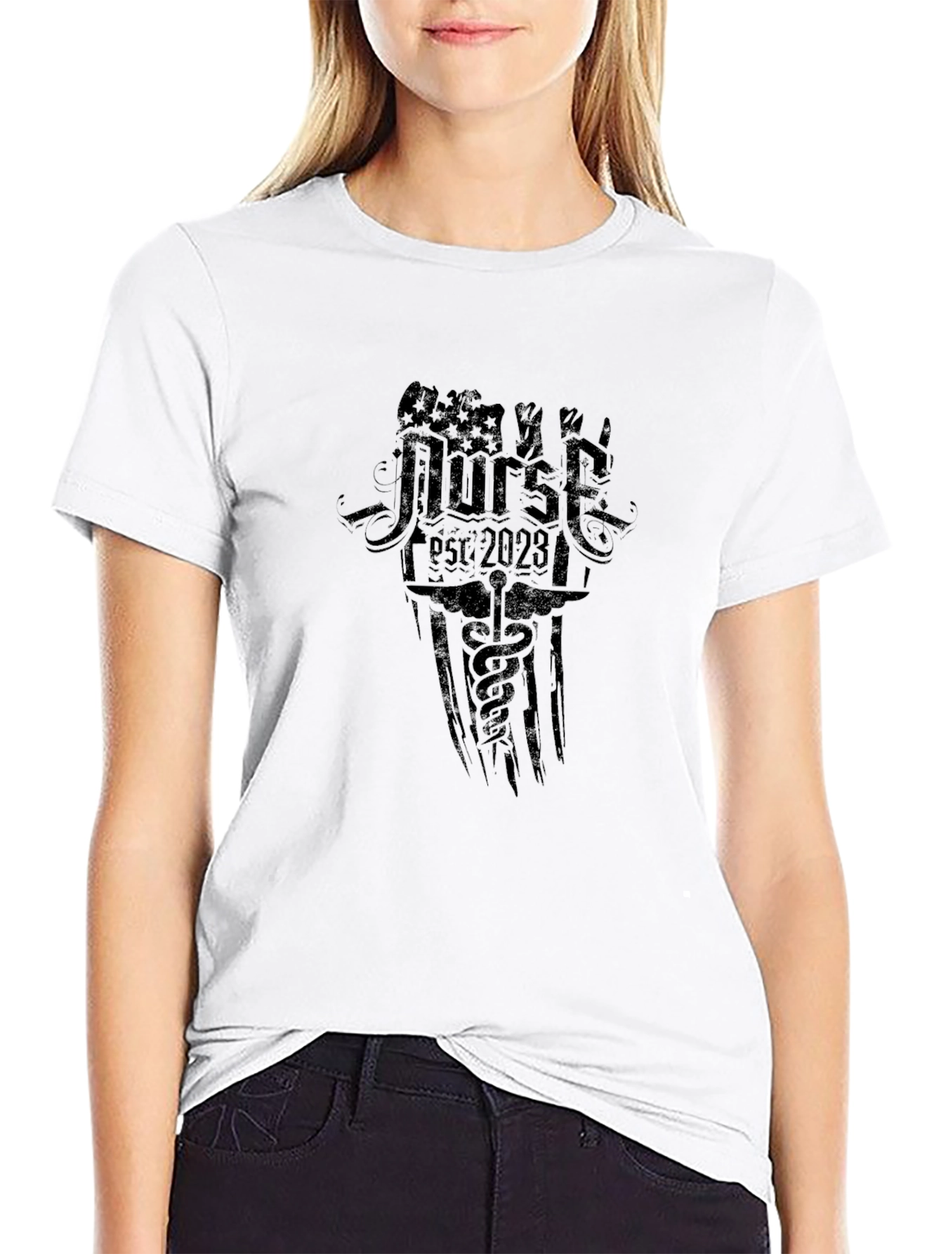 Nurse Est. 2023 Black T-Shirt
