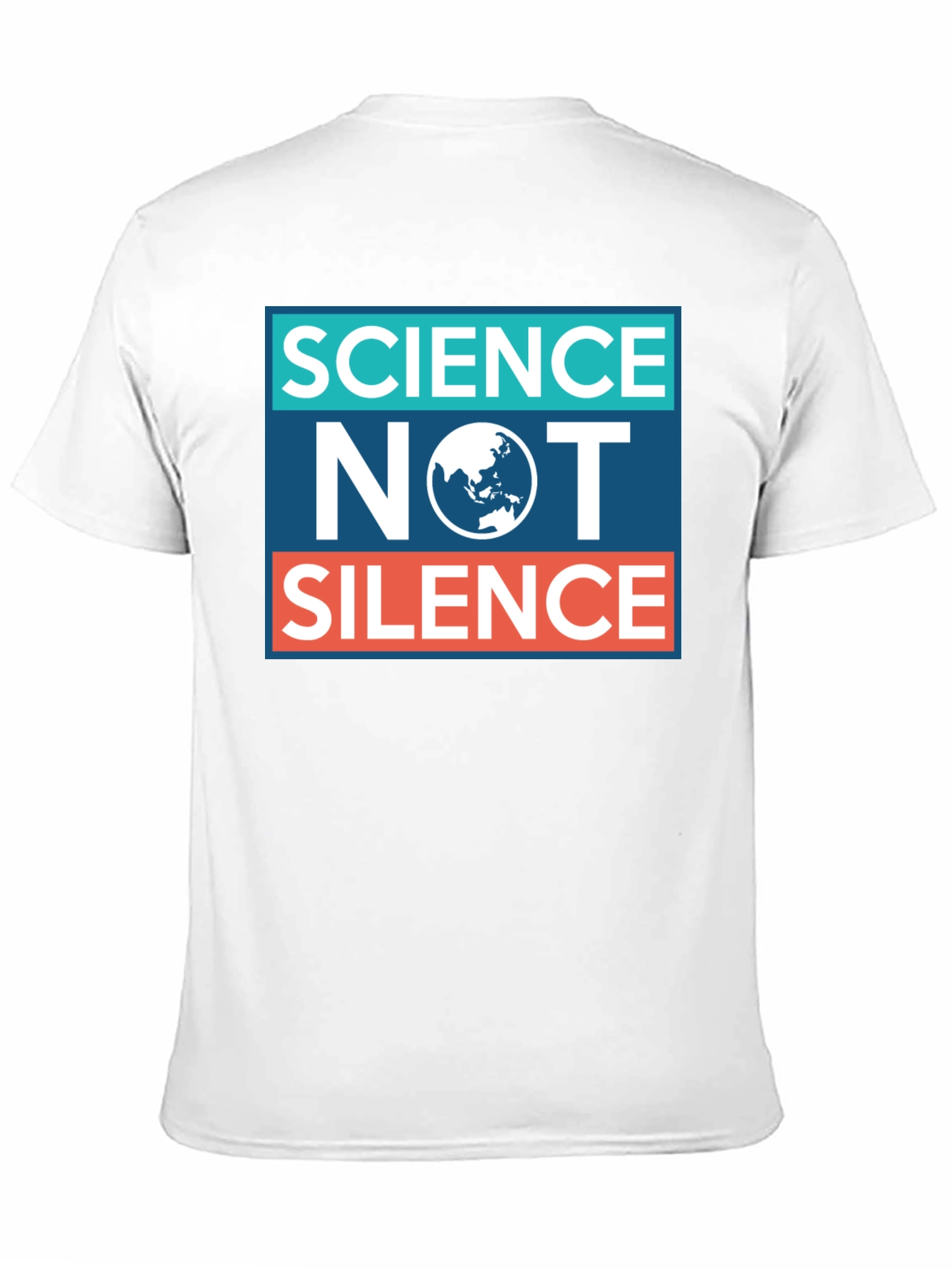 Science Not Silence T-Shirt - Black Activism Tee