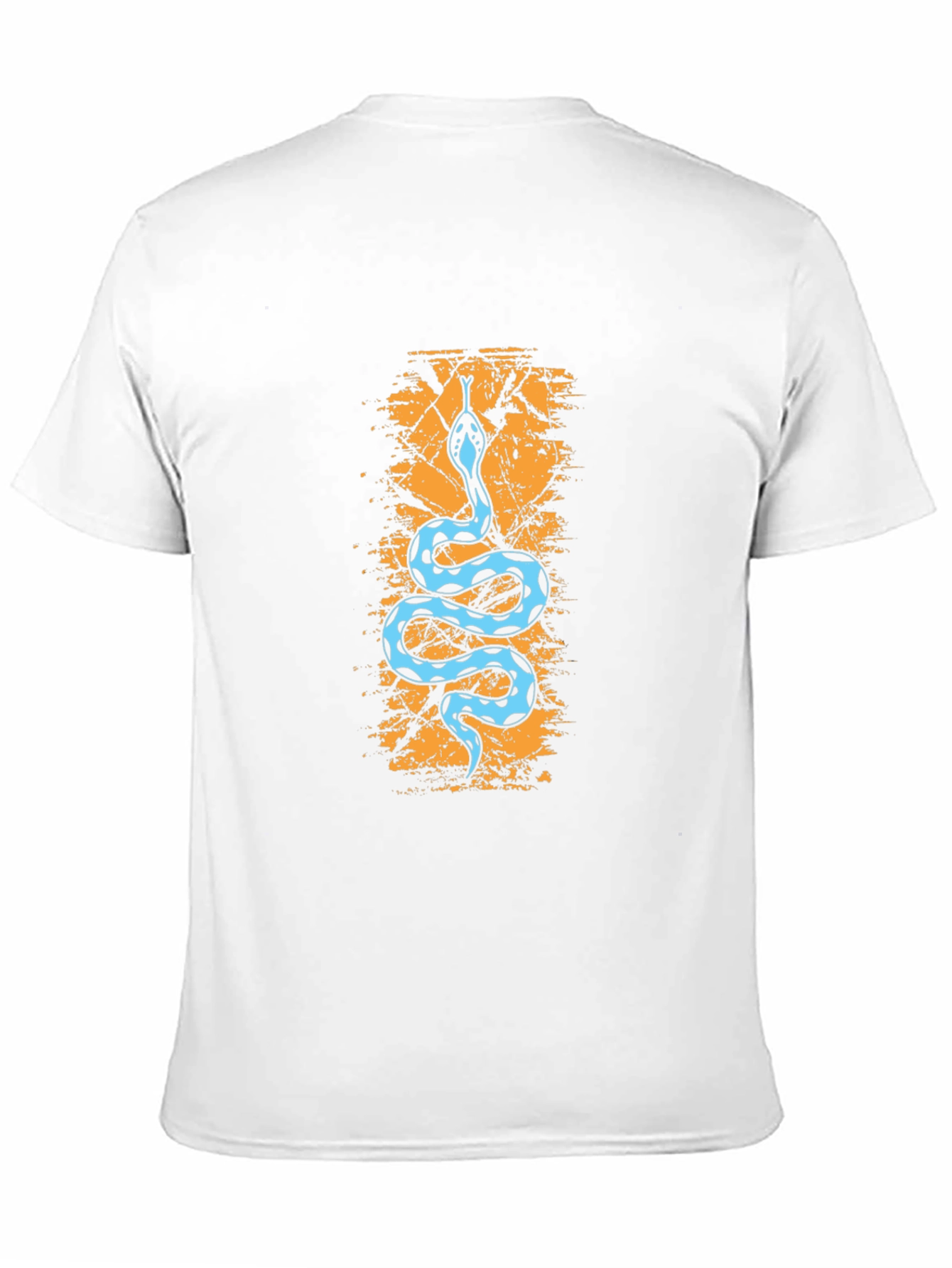 Snake Print Black T-Shirt - Unique Graphic Tee