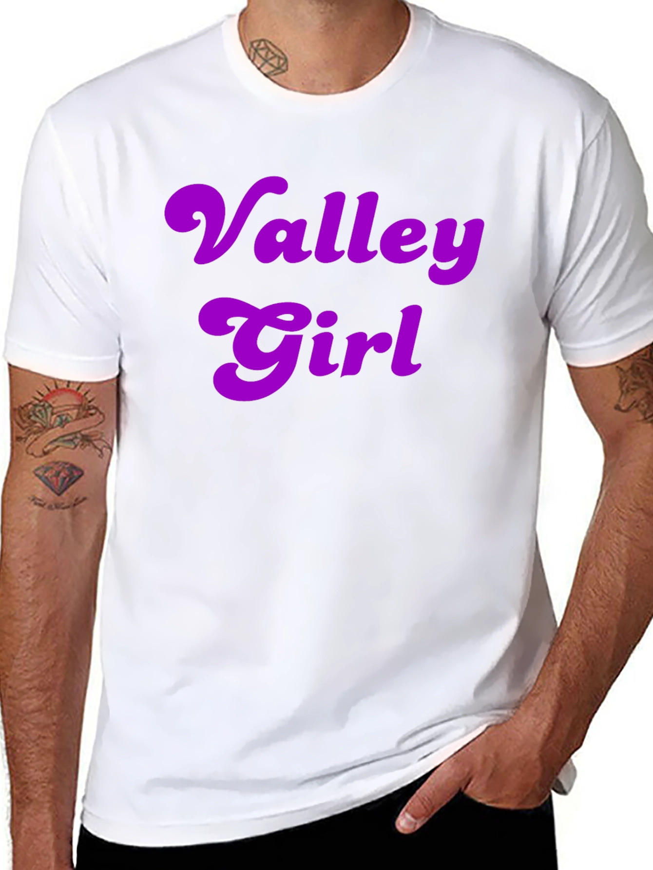 Valley Girl Graphic Tee - Retro Inspired