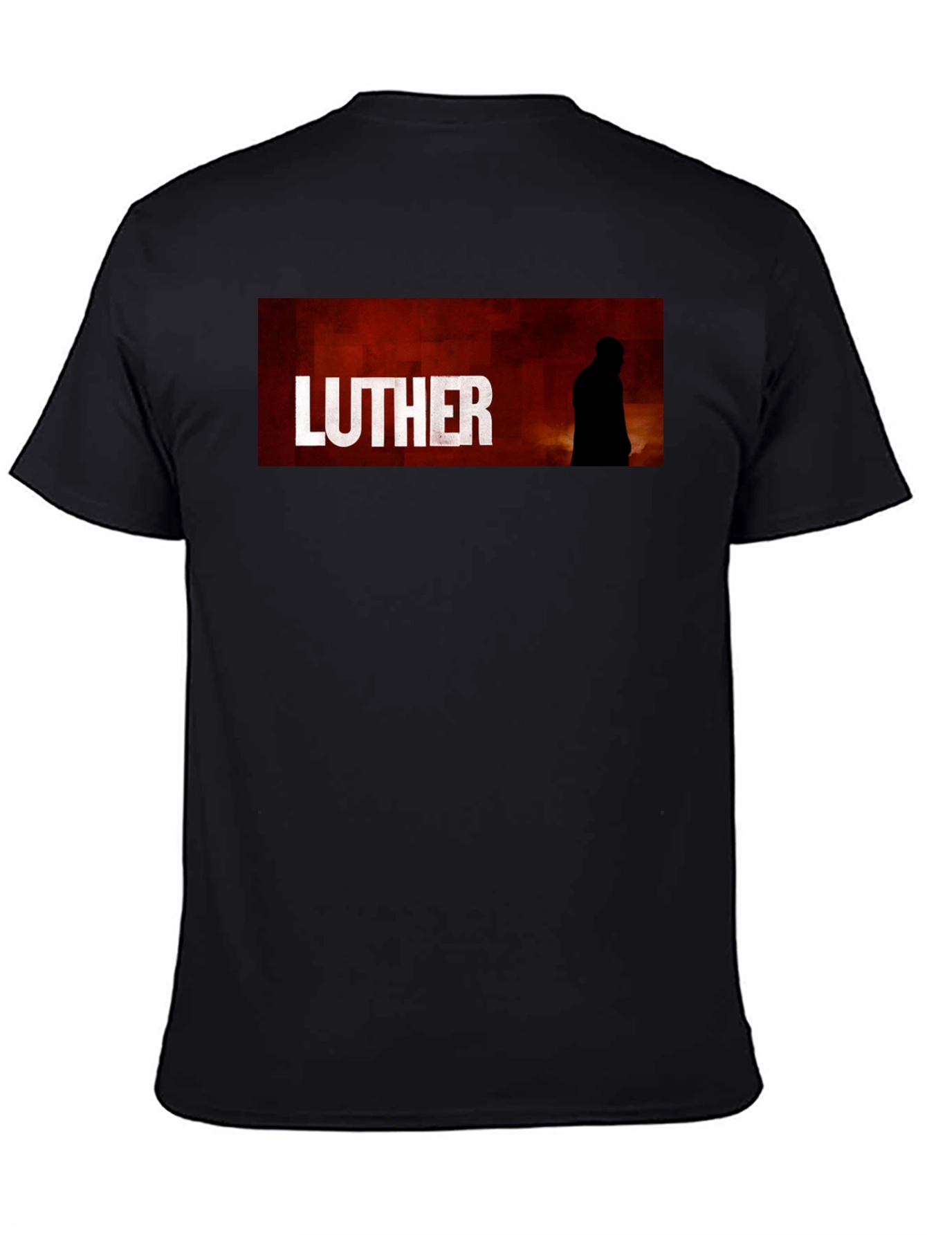 Luther TV Series Graphic T-Shirt - Black