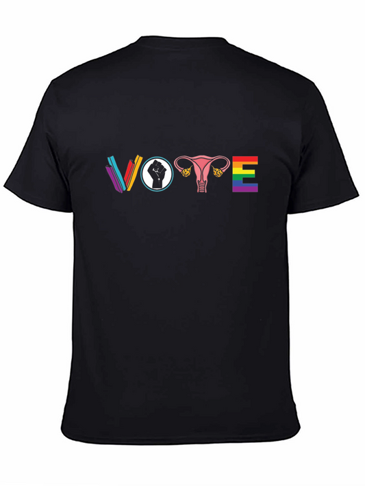 Feminist VOTE T-Shirt Womens Rights Pro Choice LGBTQ