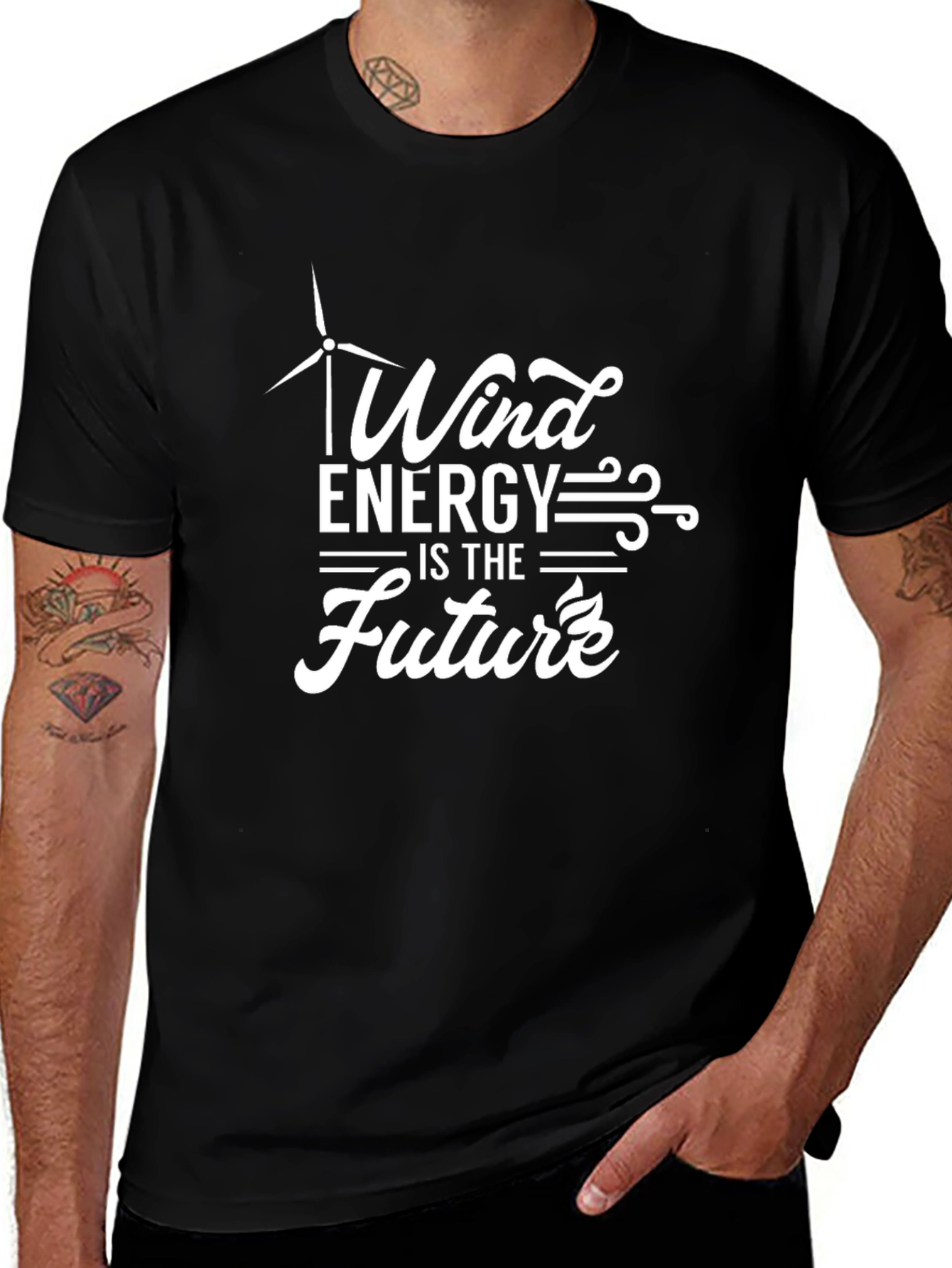Wind Energy Future T-Shirt - Eco-Friendly Fashion