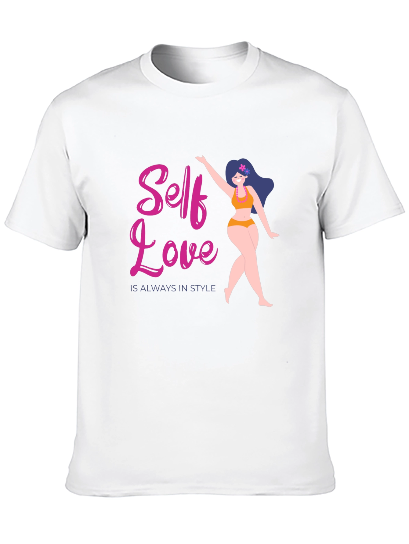 Self Love Always in Style Black T-Shirt