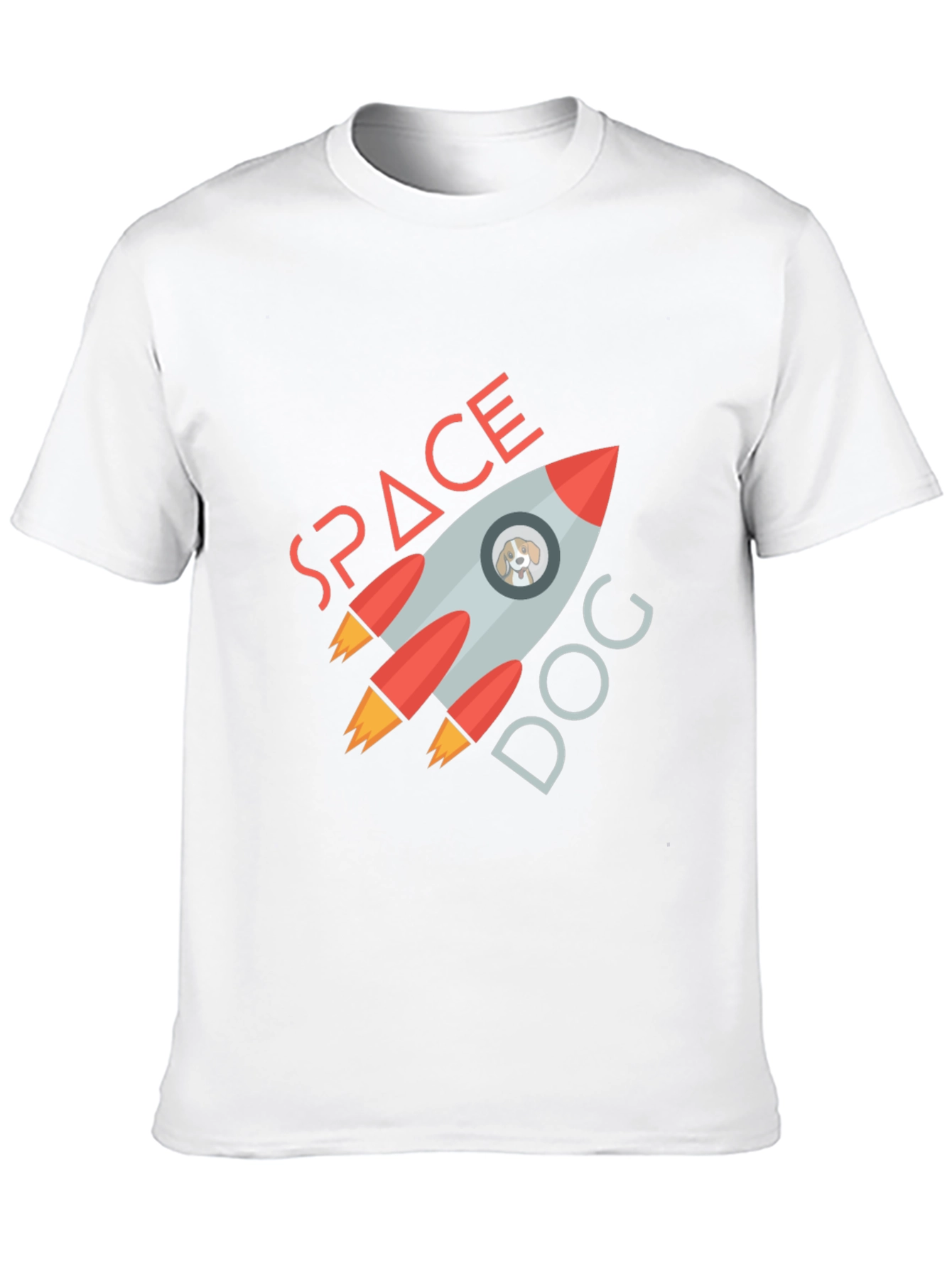 Space Dog T-Shirt - Rocket Adventure
