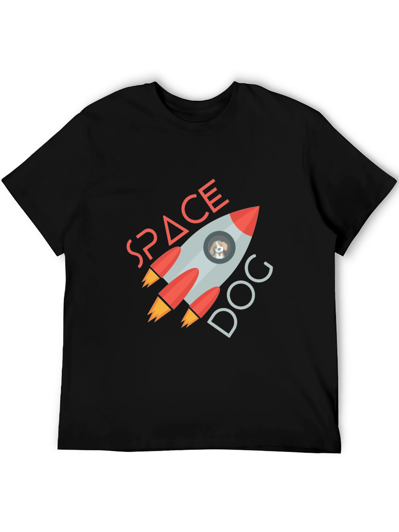 Space Dog T-Shirt - Rocket Adventure