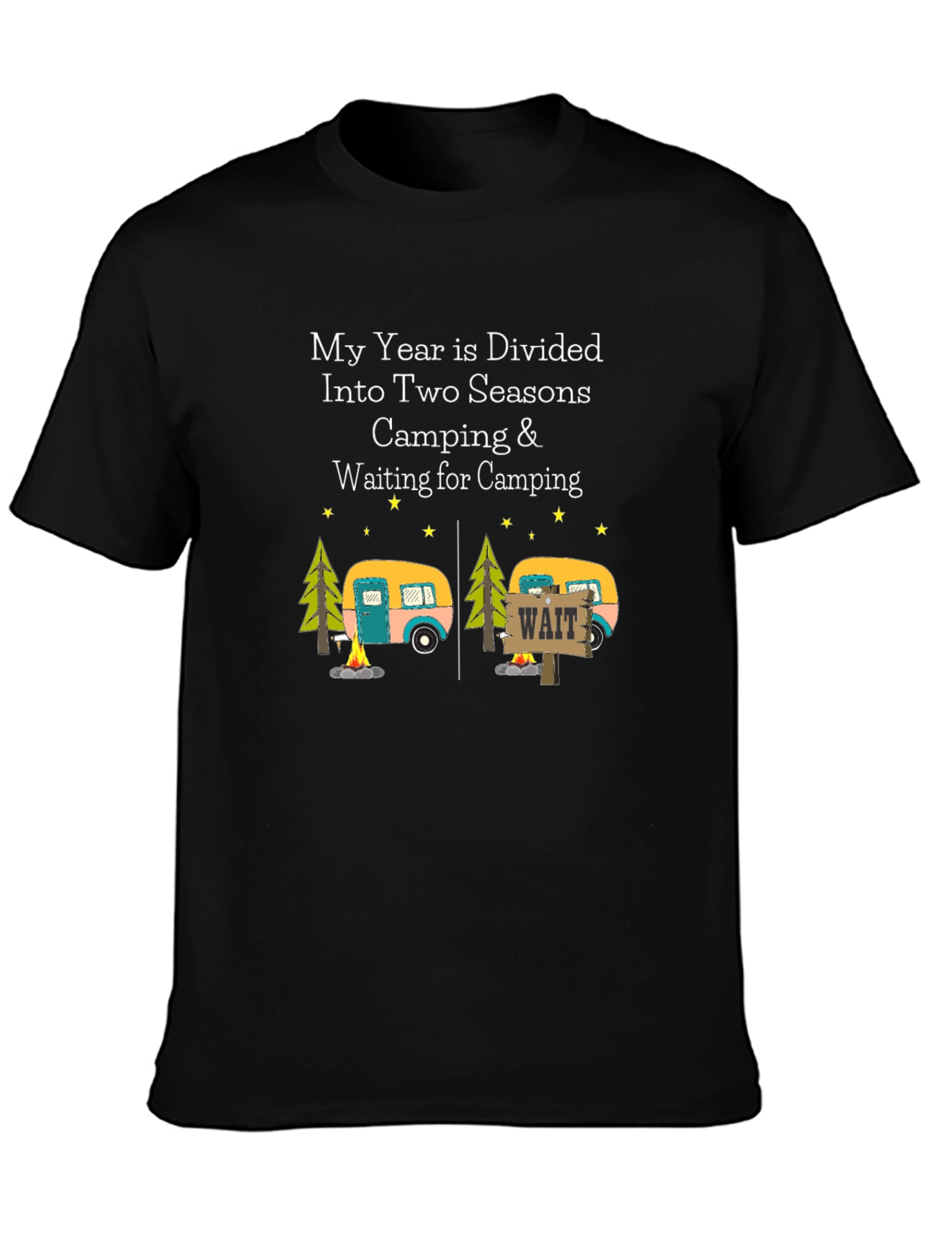 Camping Seasons T-Shirt - Funny Camper Tee