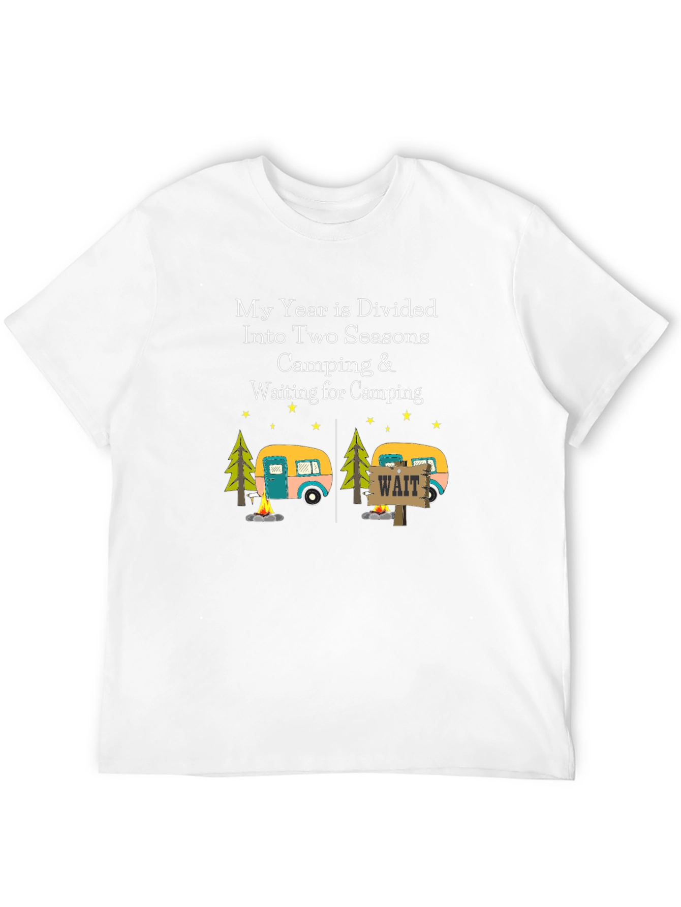 Camping Seasons T-Shirt - Funny Camper Tee