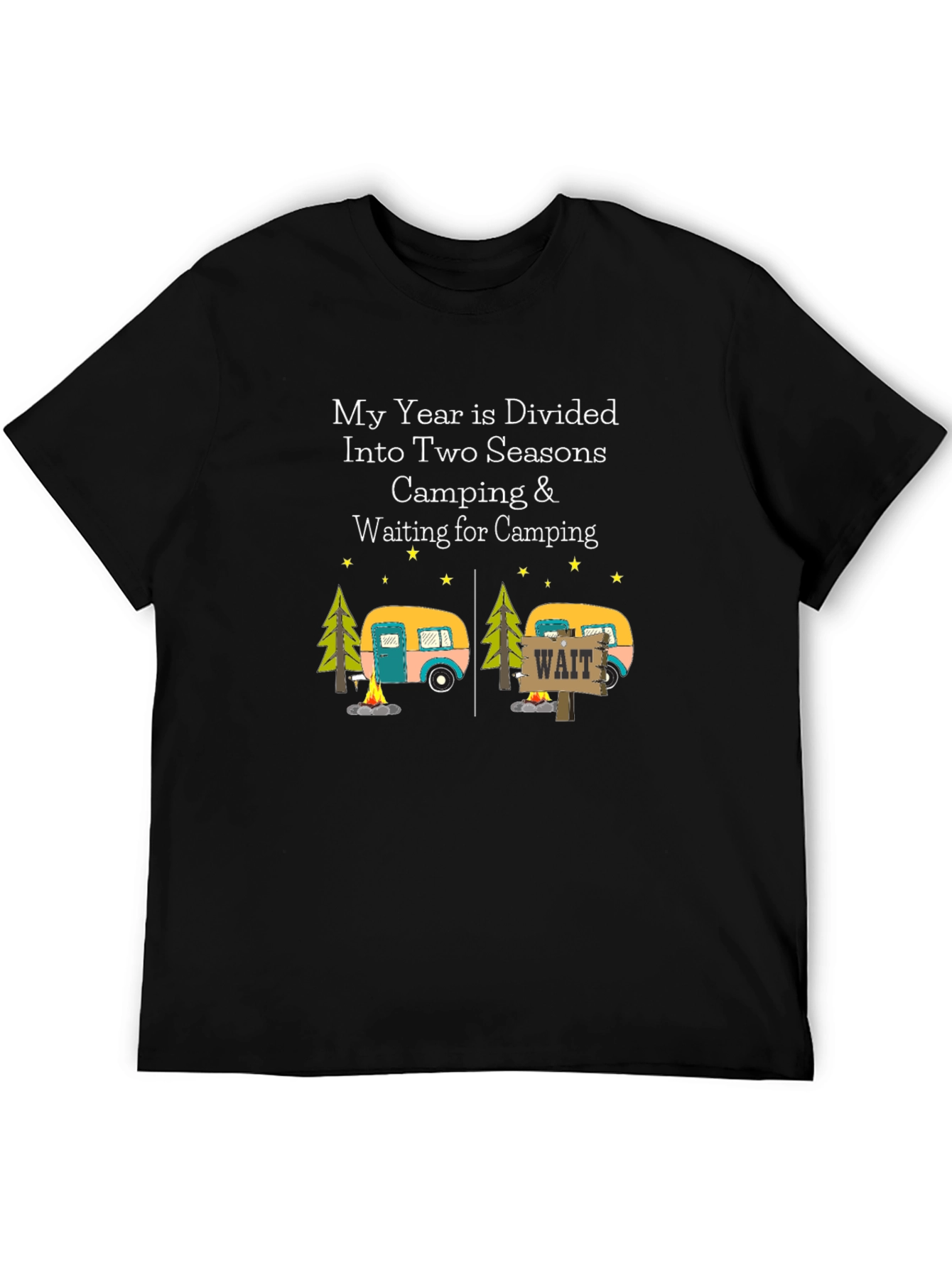 Camping Seasons T-Shirt - Funny Camper Tee