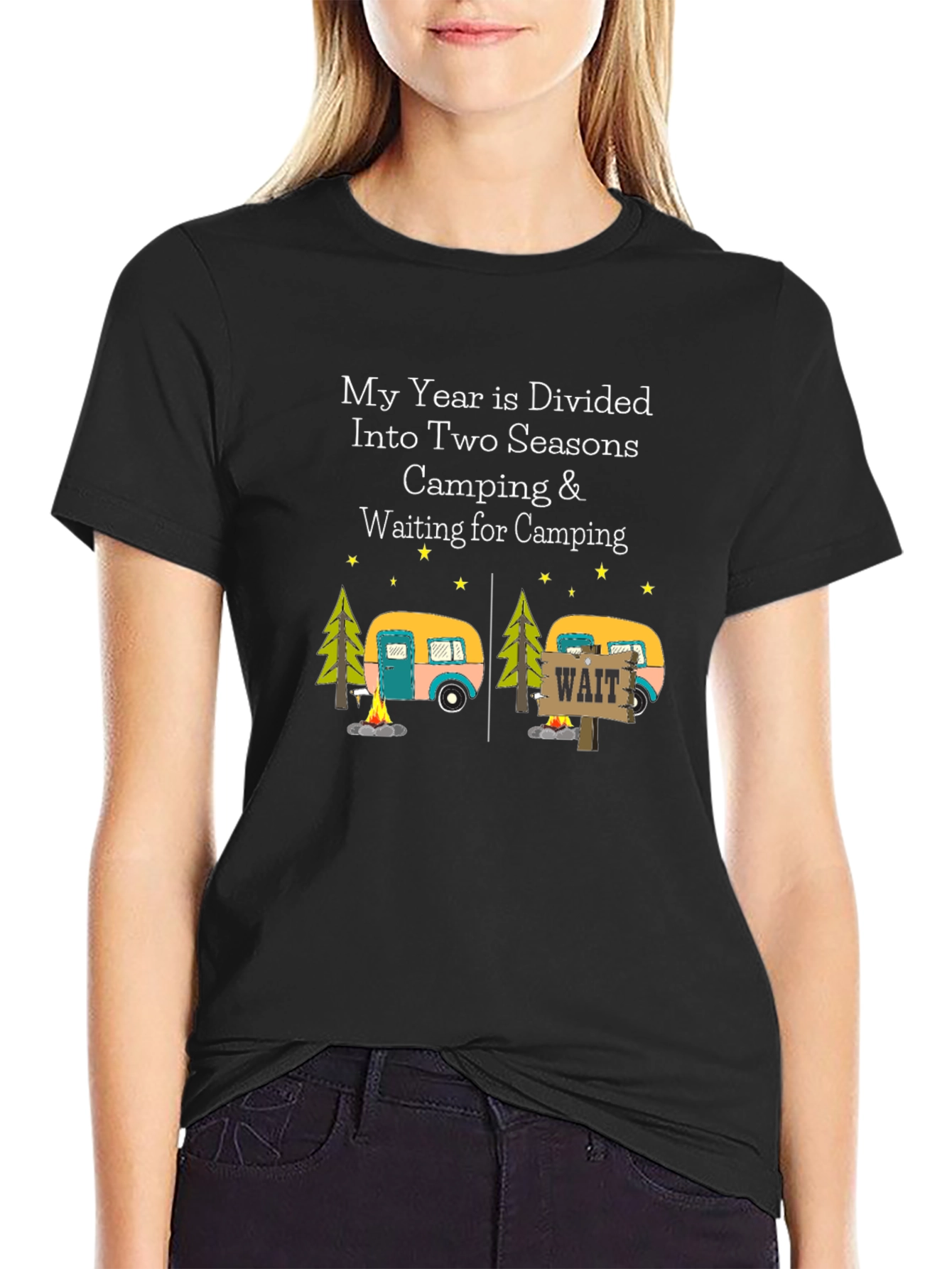 Camping Seasons T-Shirt - Funny Camper Tee