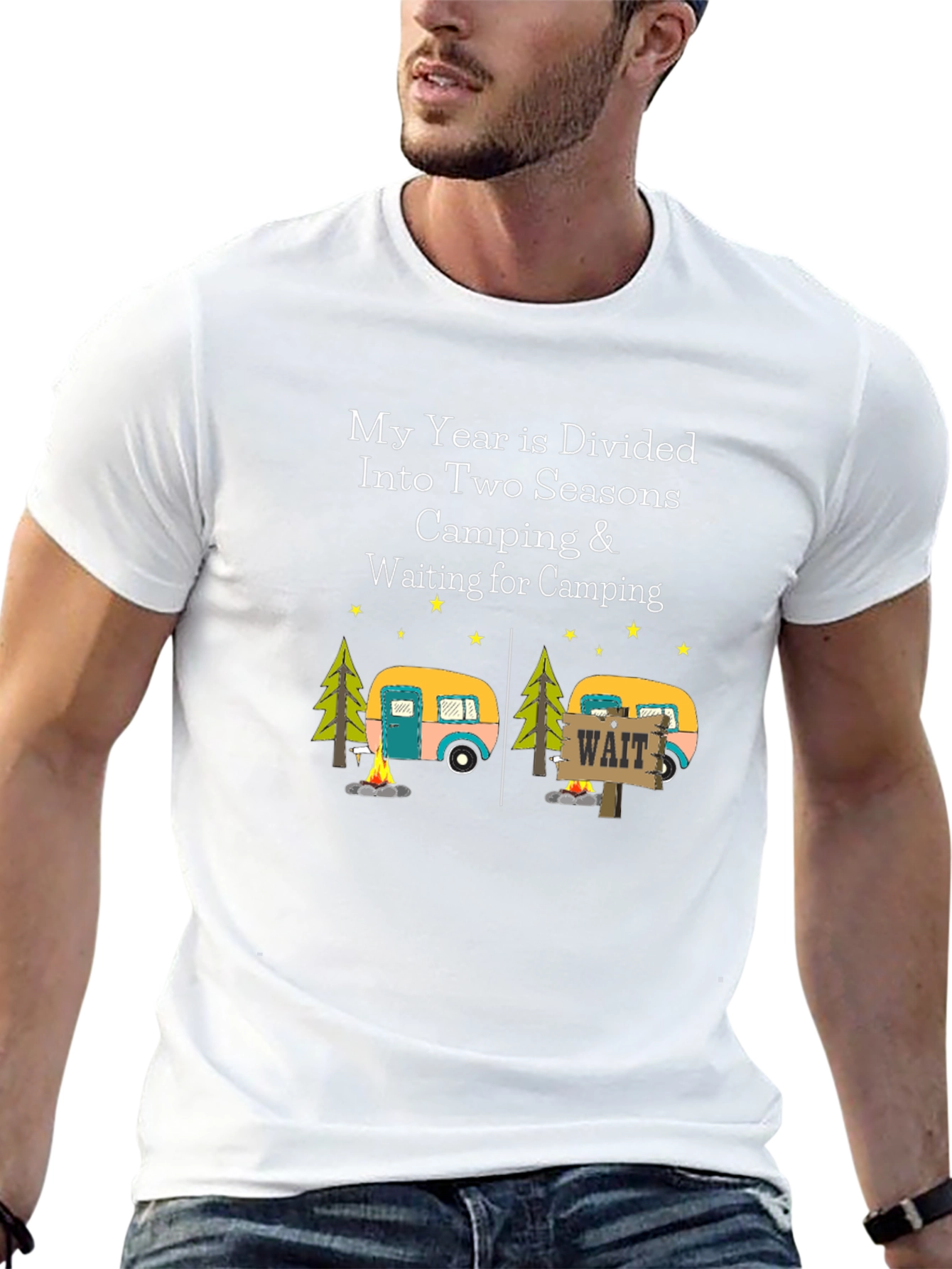 Camping Seasons T-Shirt - Funny Camper Tee