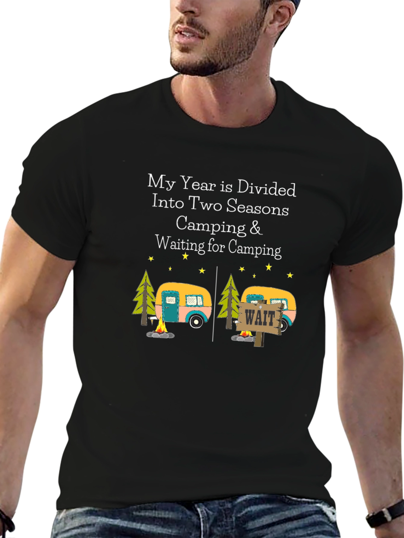 Camping Seasons T-Shirt - Funny Camper Tee