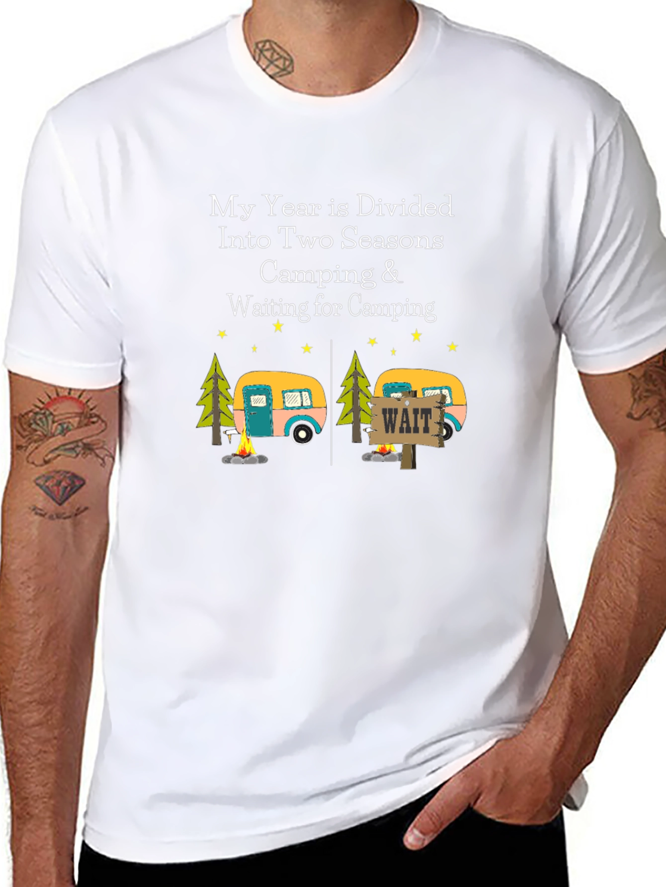 Camping Seasons T-Shirt - Funny Camper Tee