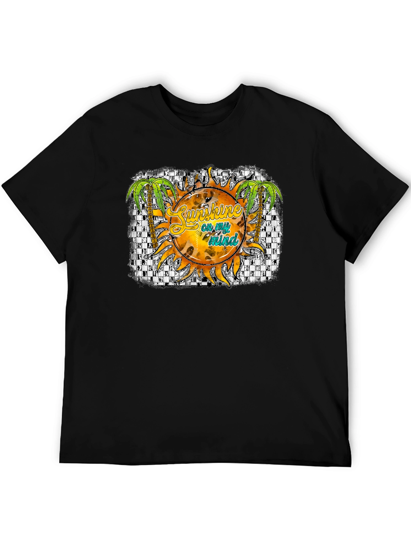 Sunshine On My Mind Black Graphic Tee