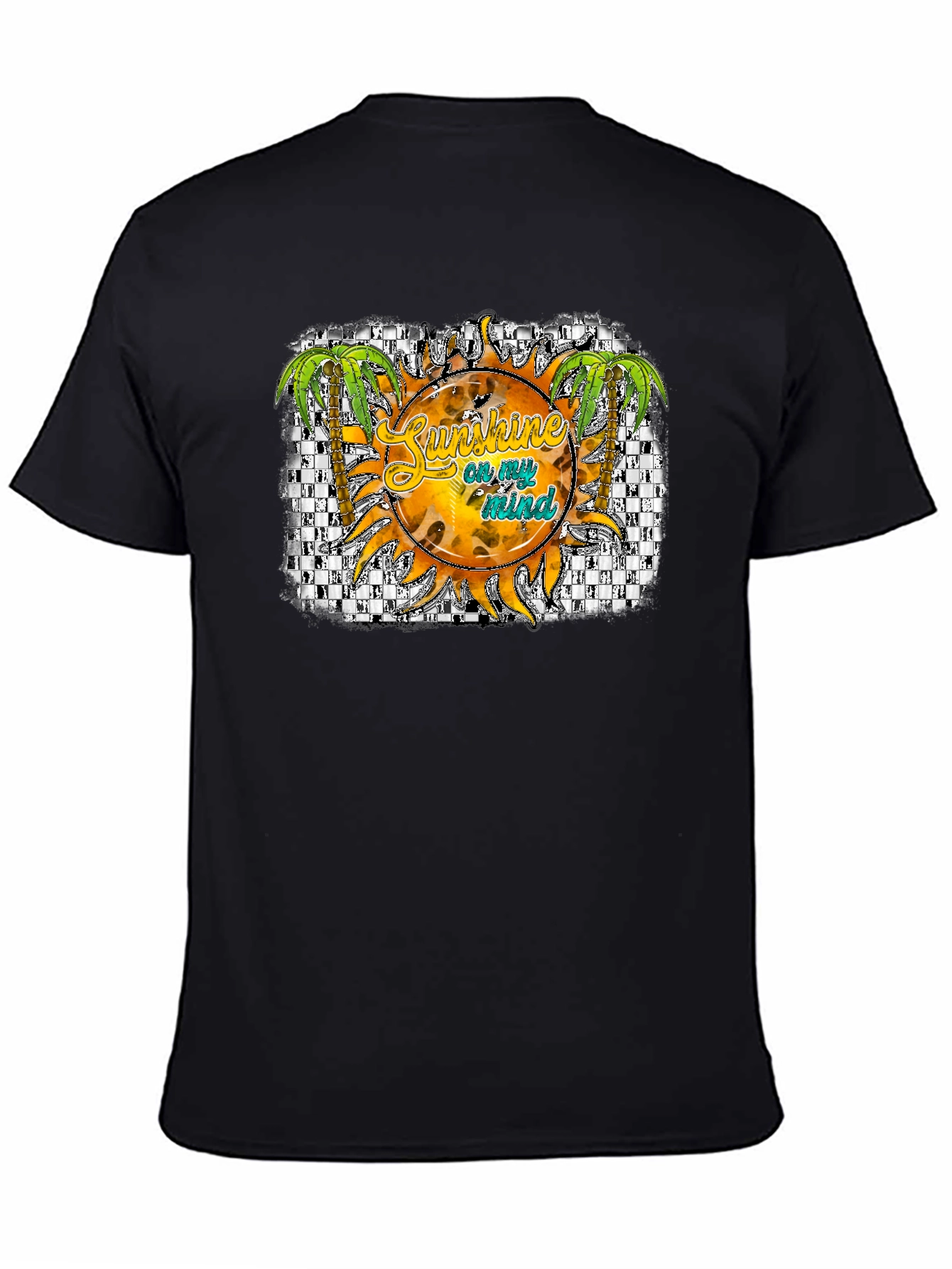 Sunshine On My Mind Black Graphic Tee