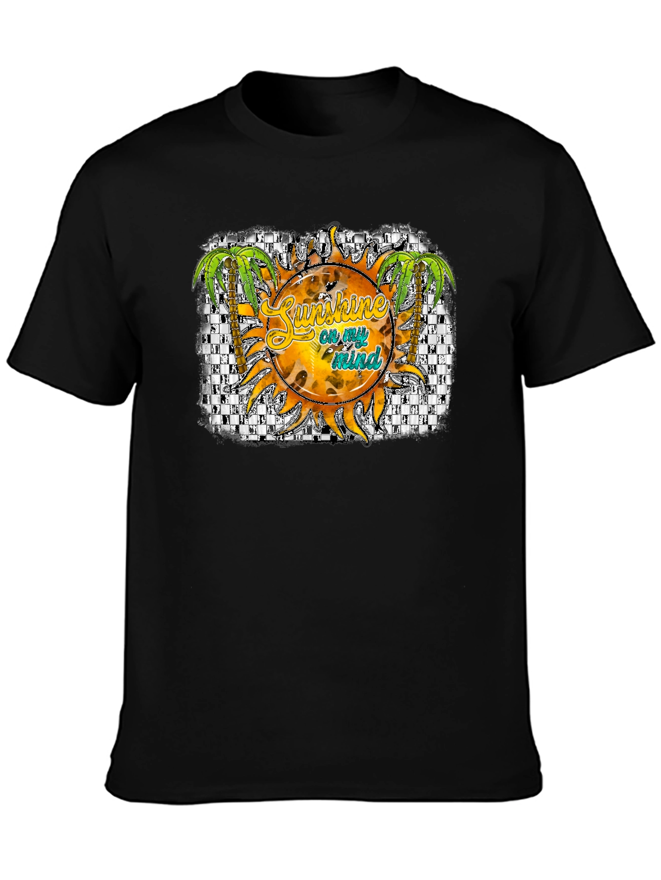 Sunshine On My Mind Black Graphic Tee