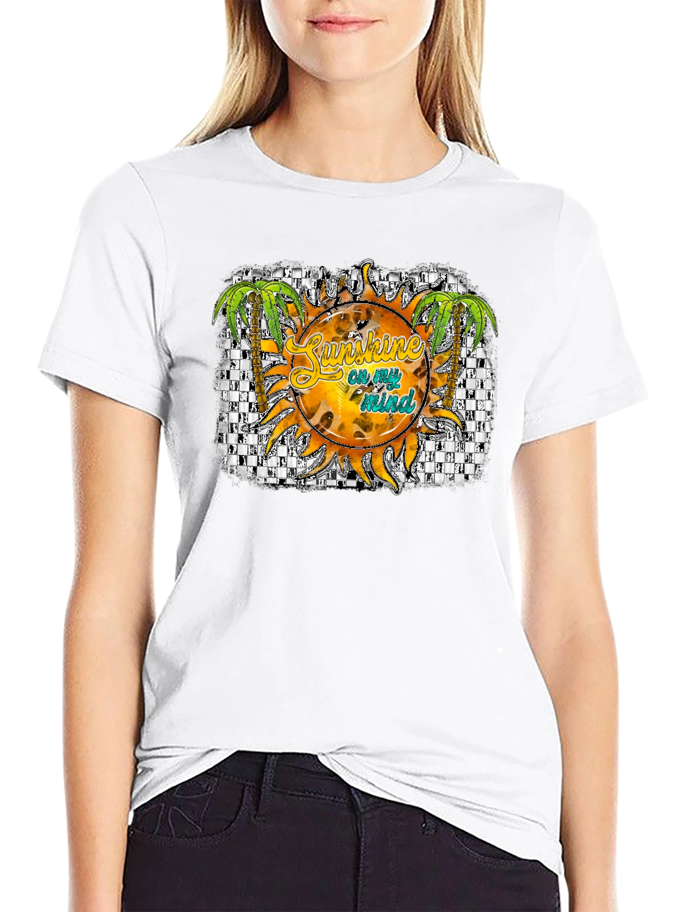 Sunshine On My Mind Black Graphic Tee