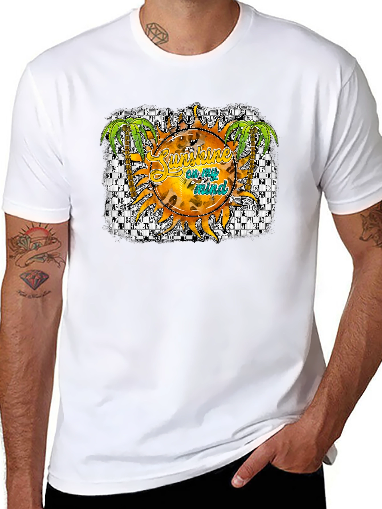 Sunshine On My Mind Black Graphic Tee
