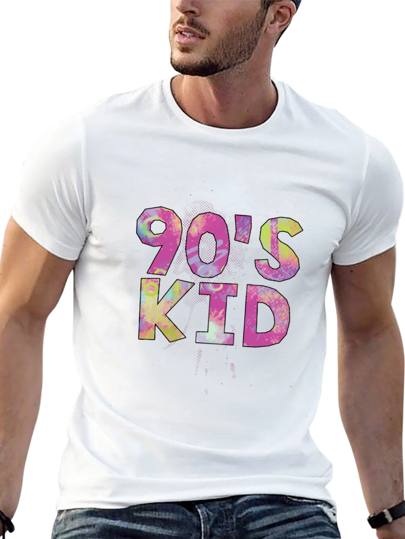 90s Kid Graphic Tee - Retro Style