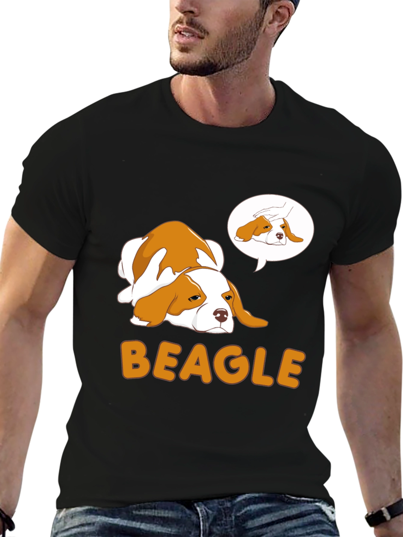 Beagle Dog Graphic T-Shirt - Cute Pet Lover Tee