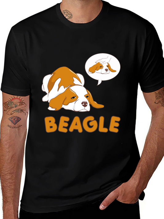 Beagle Dog Graphic T-Shirt - Cute Pet Lover Tee