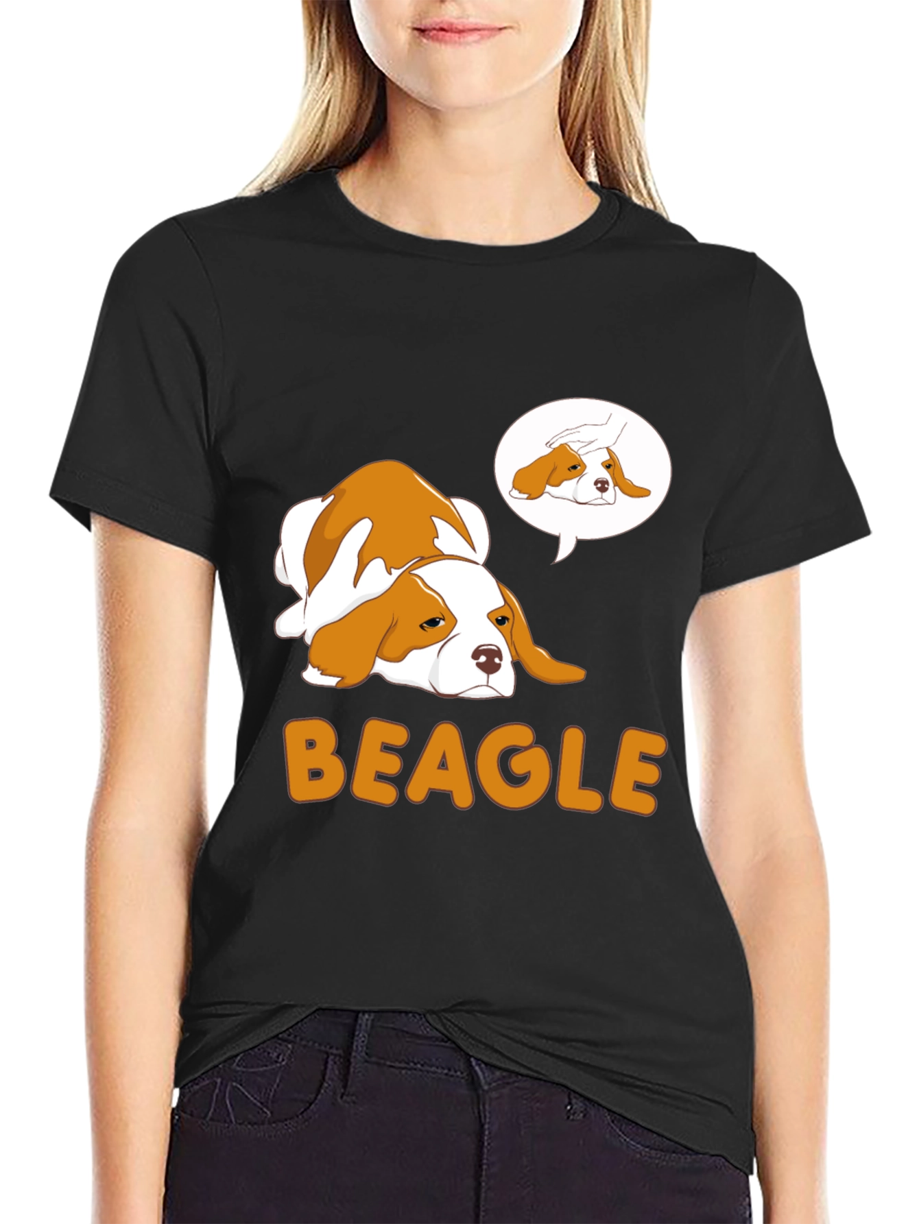 Beagle Dog Graphic T-Shirt - Cute Pet Lover Tee
