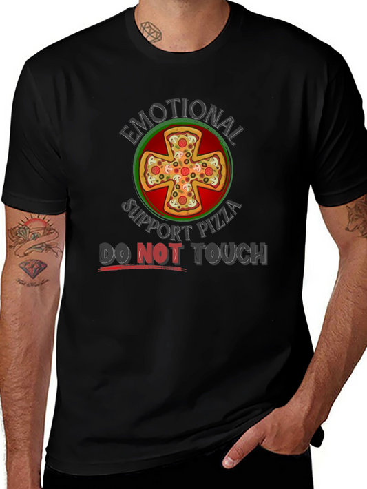 Emotional Support Pizza T-Shirt - Funny Graphic Tee