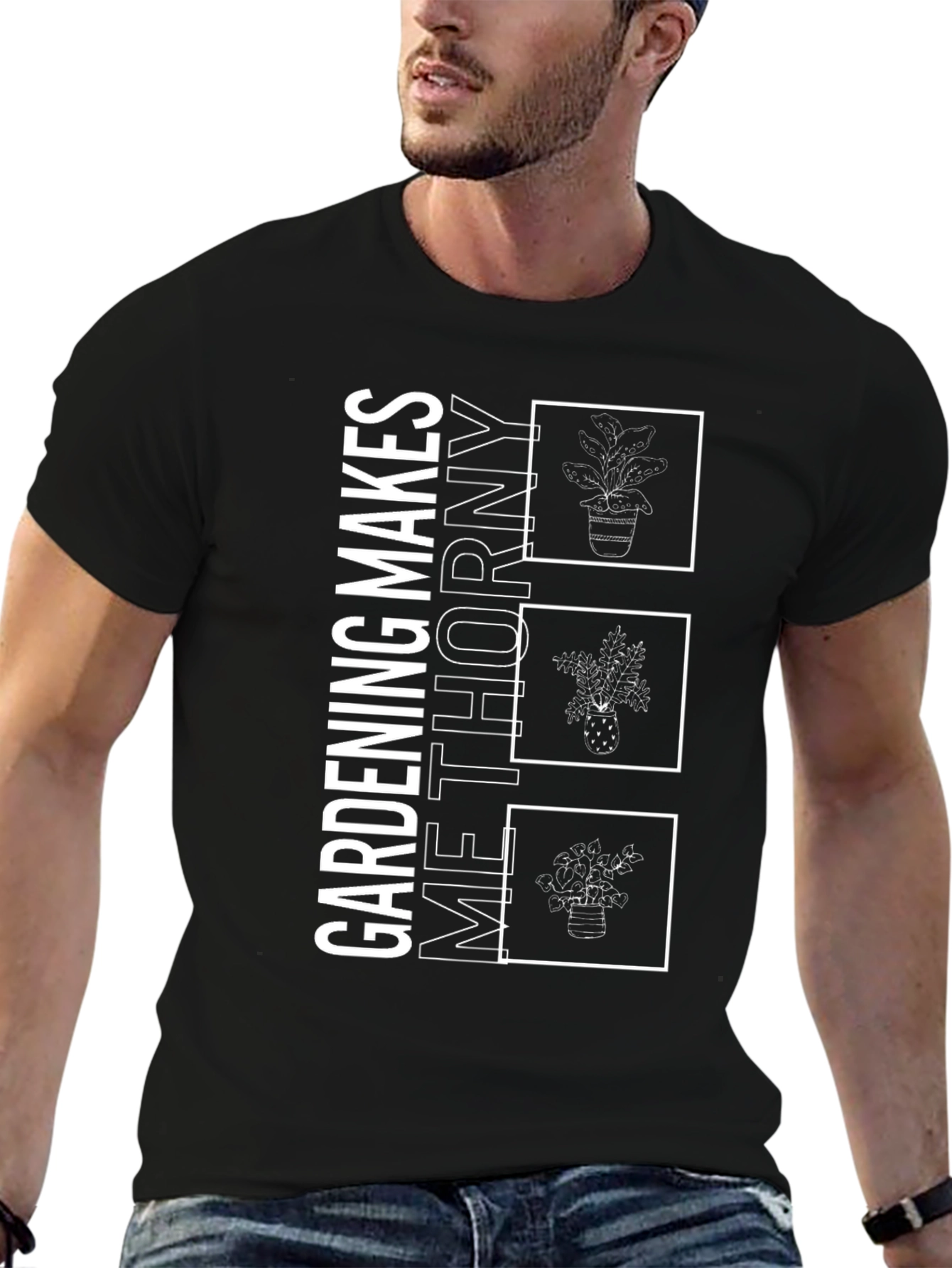 Gardening Makes Me Thorny Graphic Tee