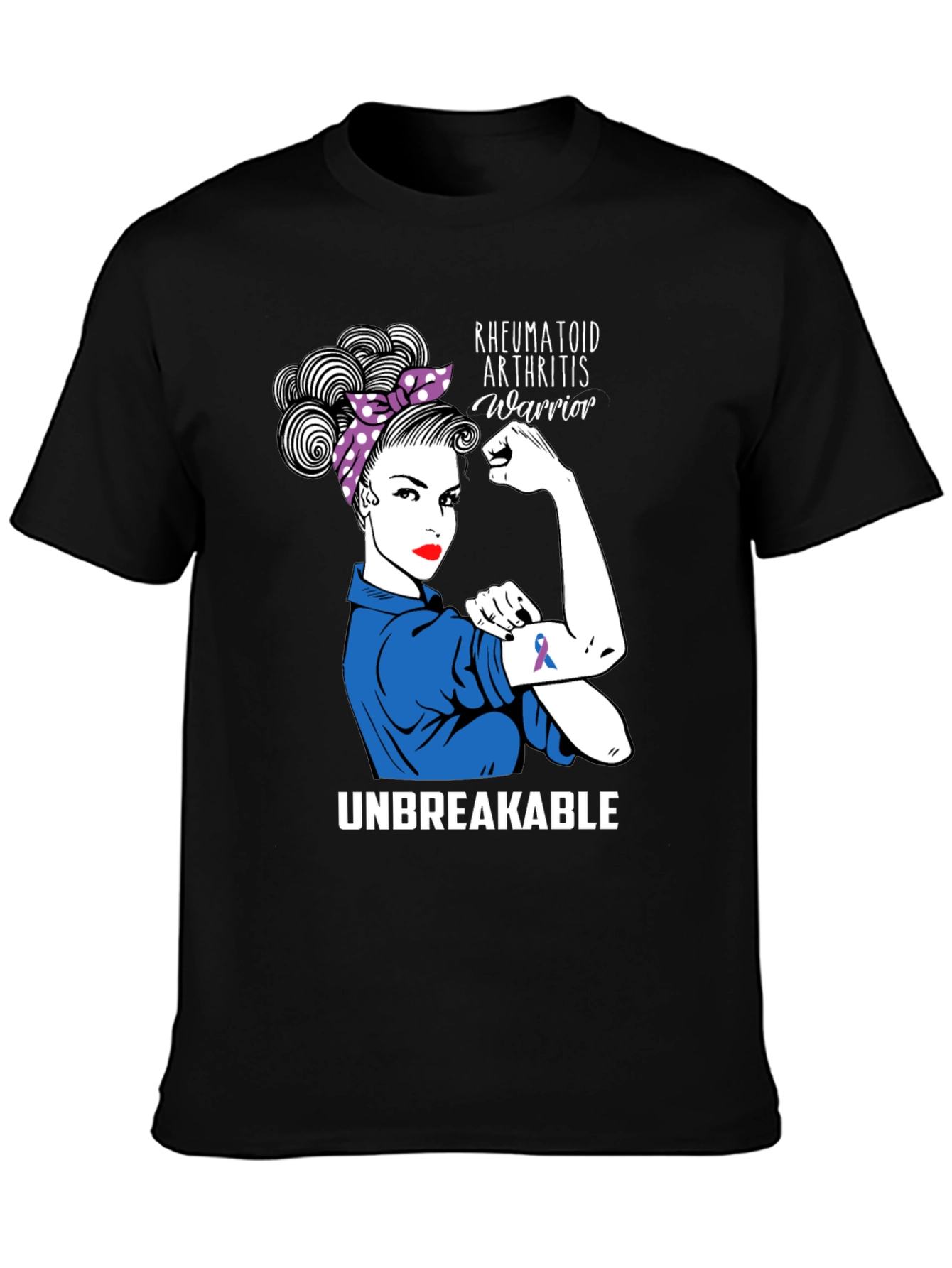Rheumatoid Arthritis Warrior T-Shirt Unbreakable