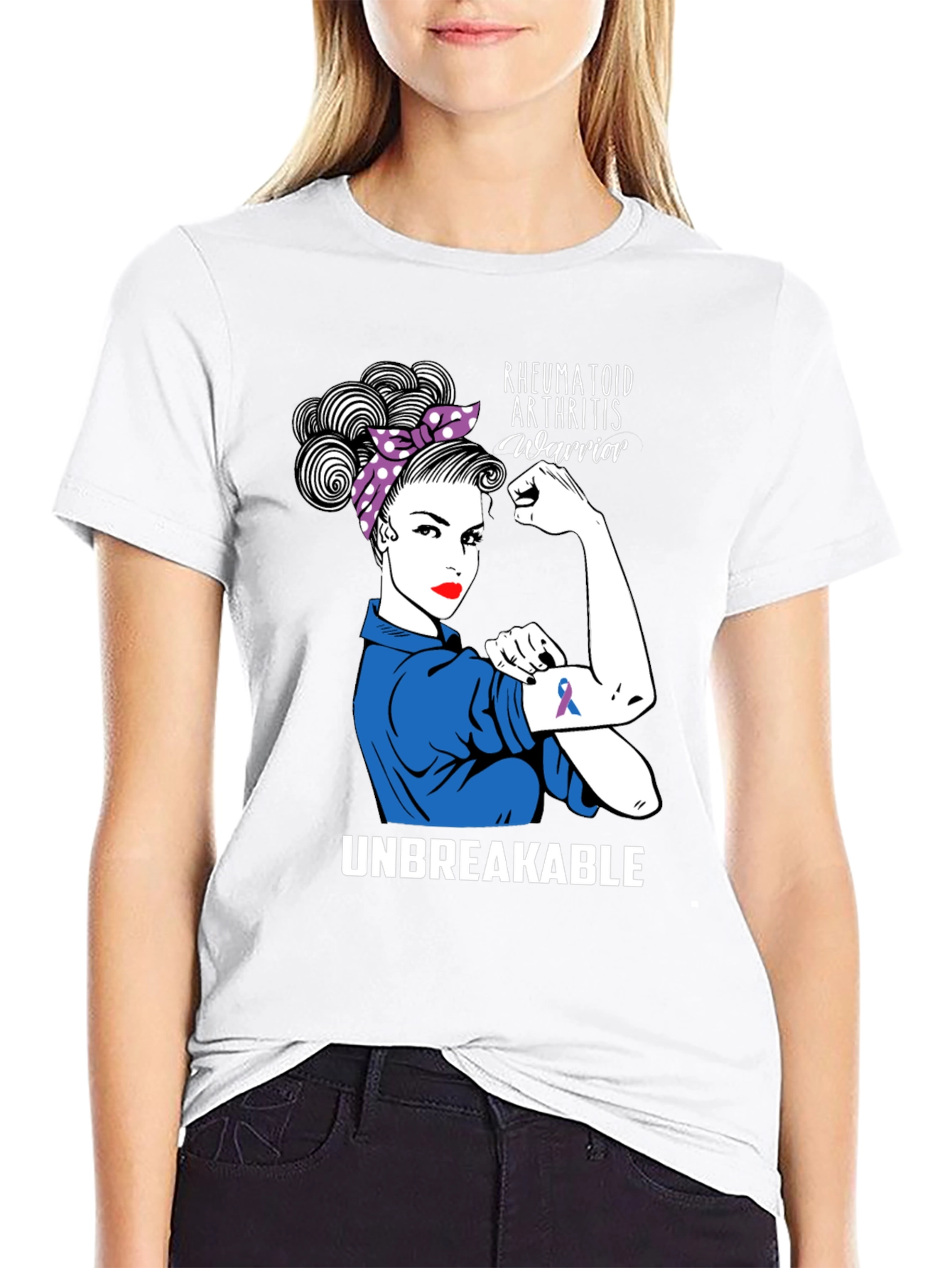 Rheumatoid Arthritis Warrior T-Shirt Unbreakable