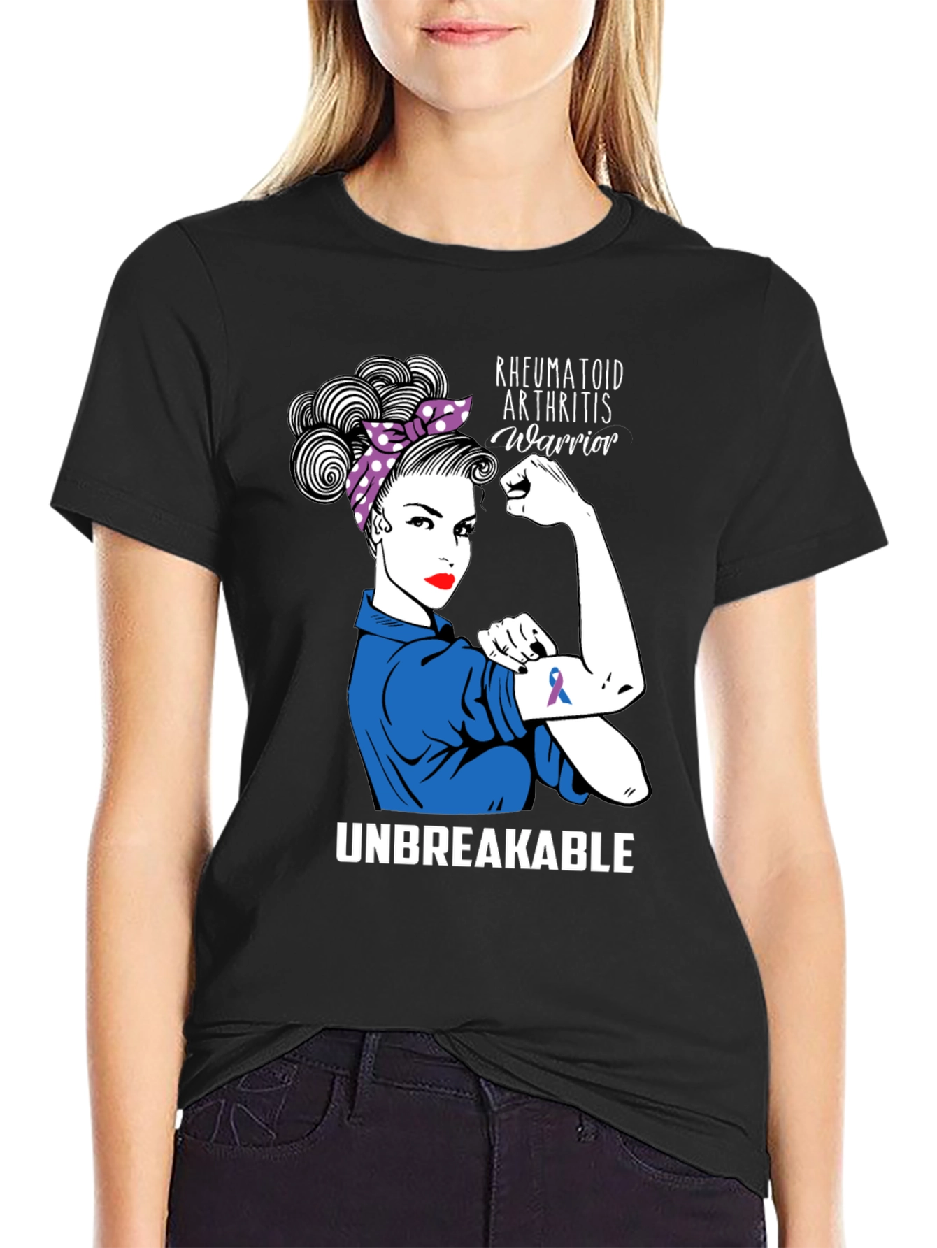Rheumatoid Arthritis Warrior T-Shirt Unbreakable