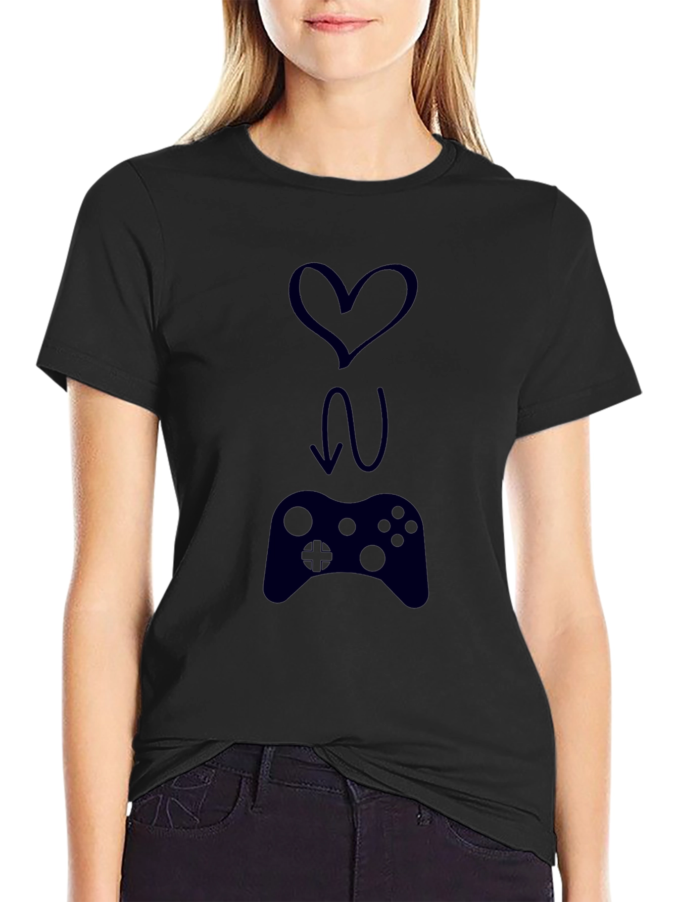 Gamer Love T-Shirt - Controller Graphic Tee
