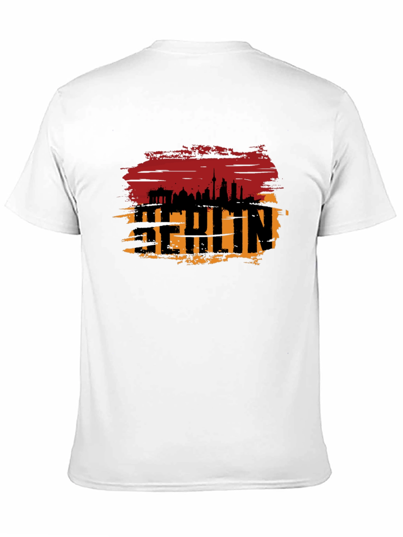Berlin Skyline T-Shirt - Grunge Style