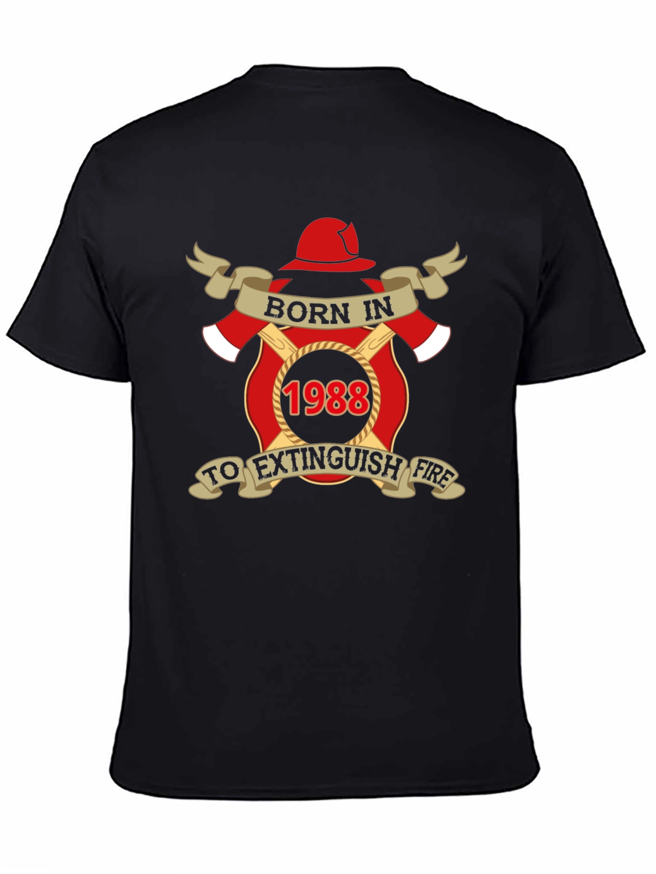 Born In 1988 Firefighter T-Shirt