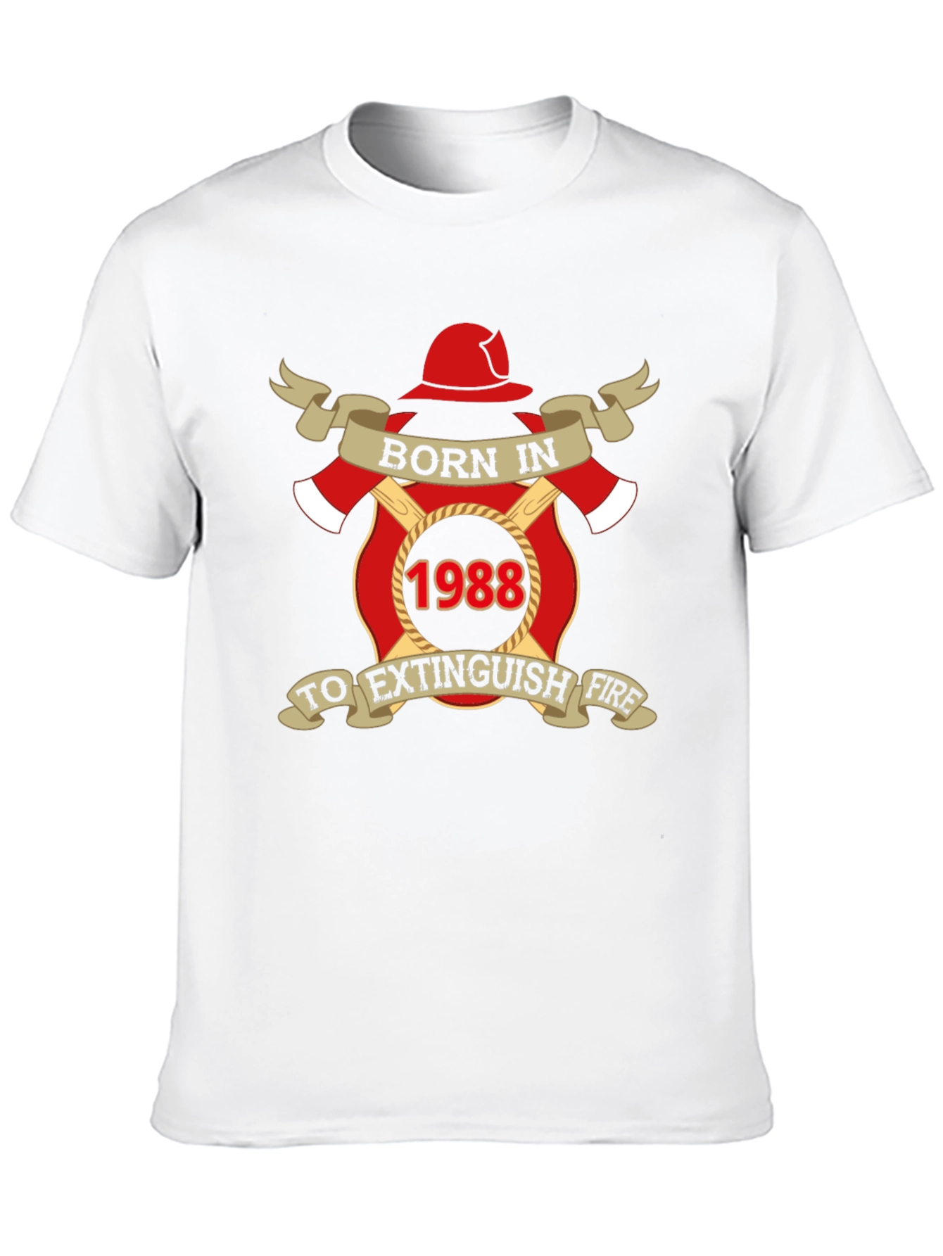 Born In 1988 Firefighter T-Shirt