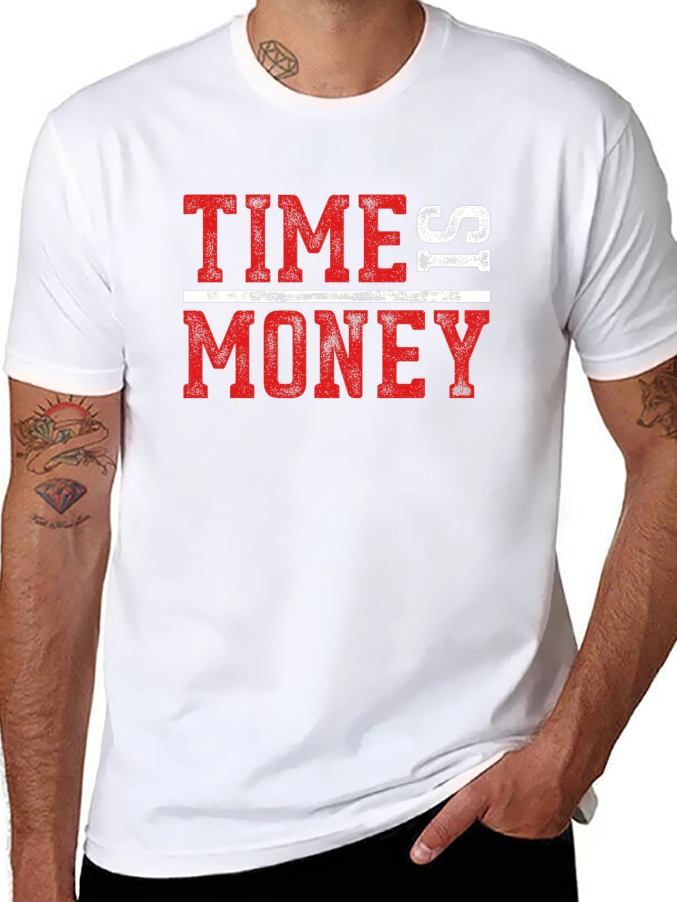 Time Is Money Graphic T-Shirt